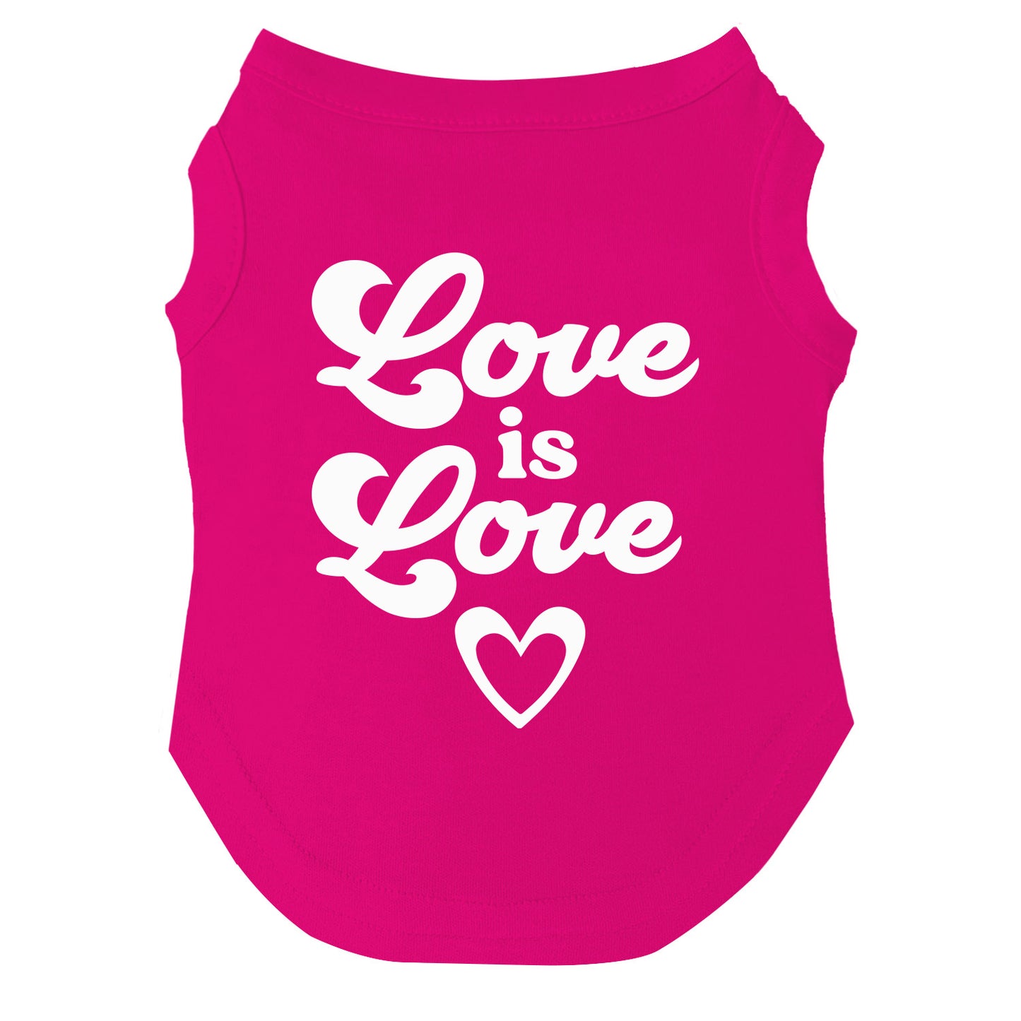 Love is Love | Pride Dog Tee | LGBTQ+ Pet Apparel