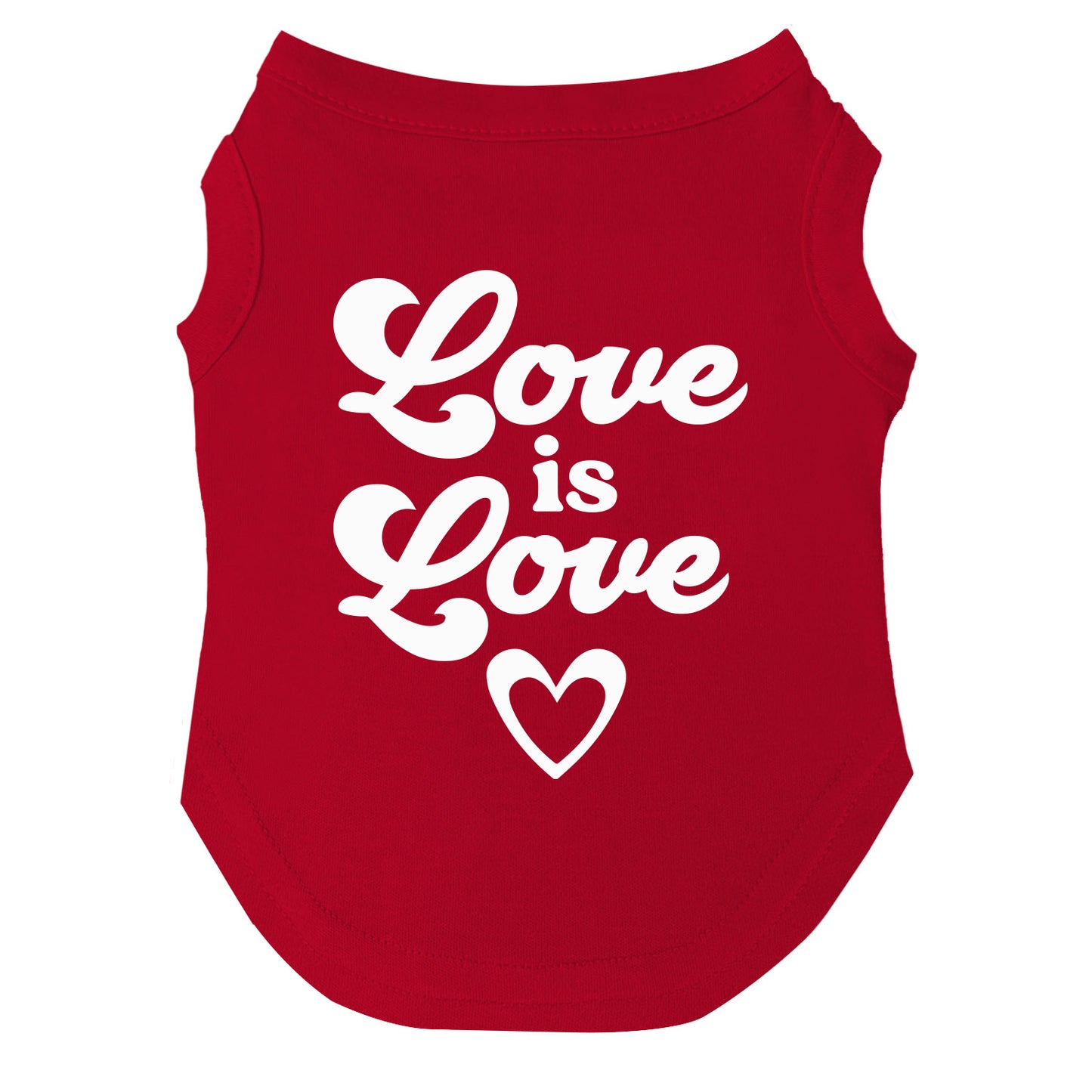 Love is Love | Pride Dog Tee | LGBTQ+ Pet Apparel
