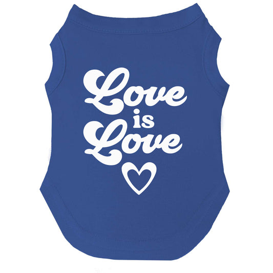 Love is Love | Pride Dog Tee | LGBTQ+ Pet Apparel