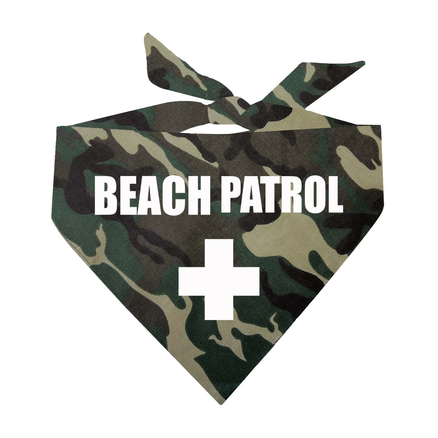 Beach Patrol Lifeguard Triangle Dog Bandana