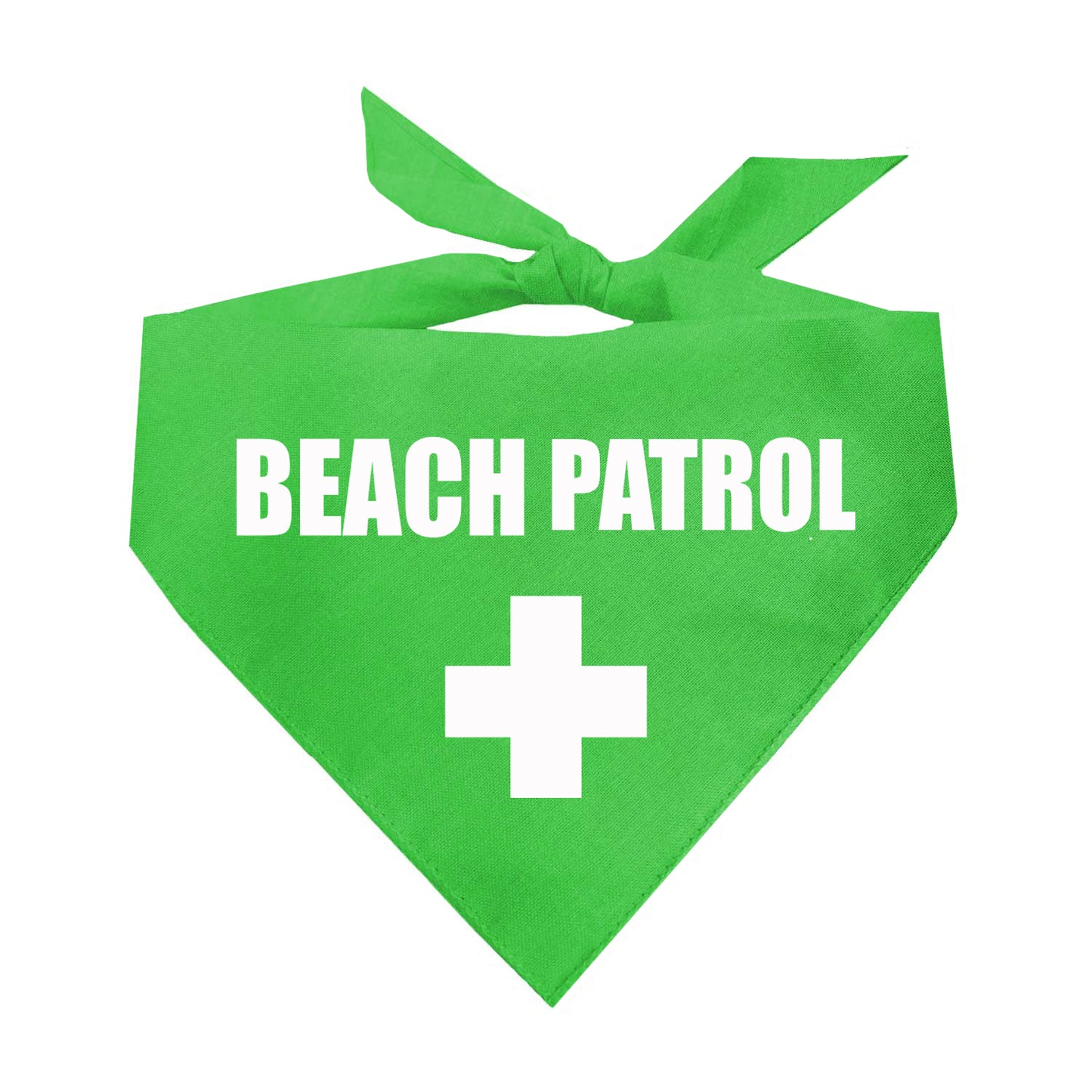 Beach Patrol Lifeguard Triangle Dog Bandana