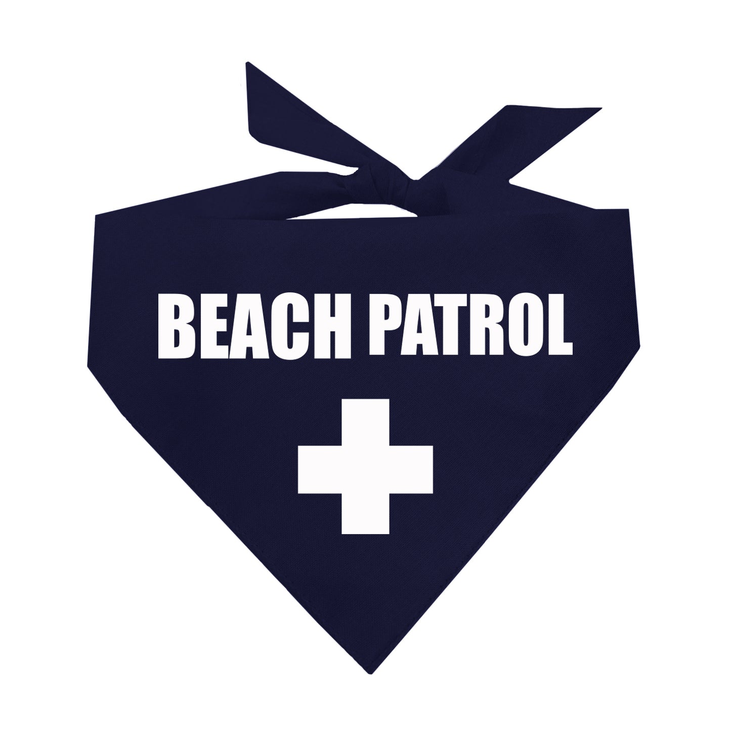 Beach Patrol Lifeguard Triangle Dog Bandana
