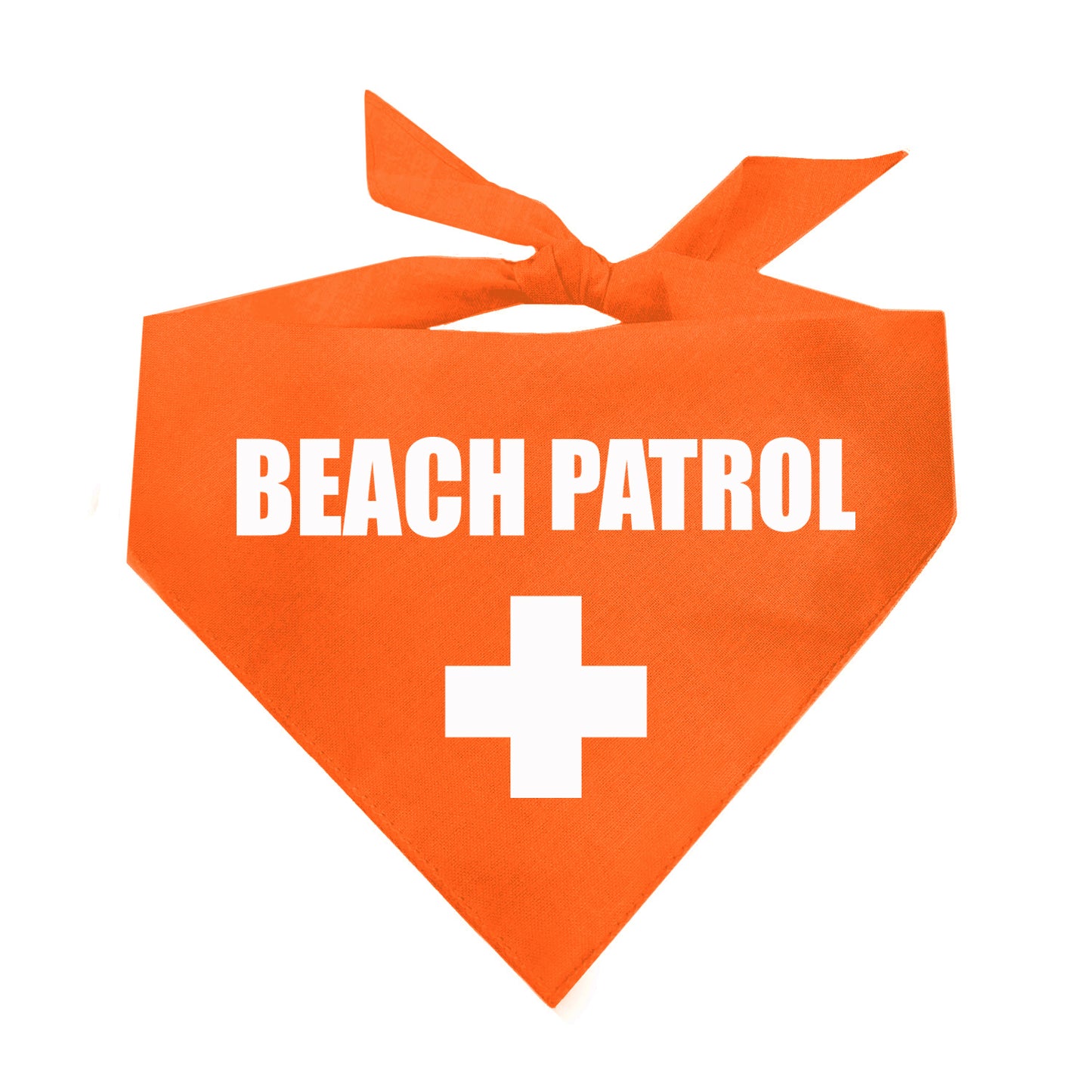 Beach Patrol Lifeguard Triangle Dog Bandana