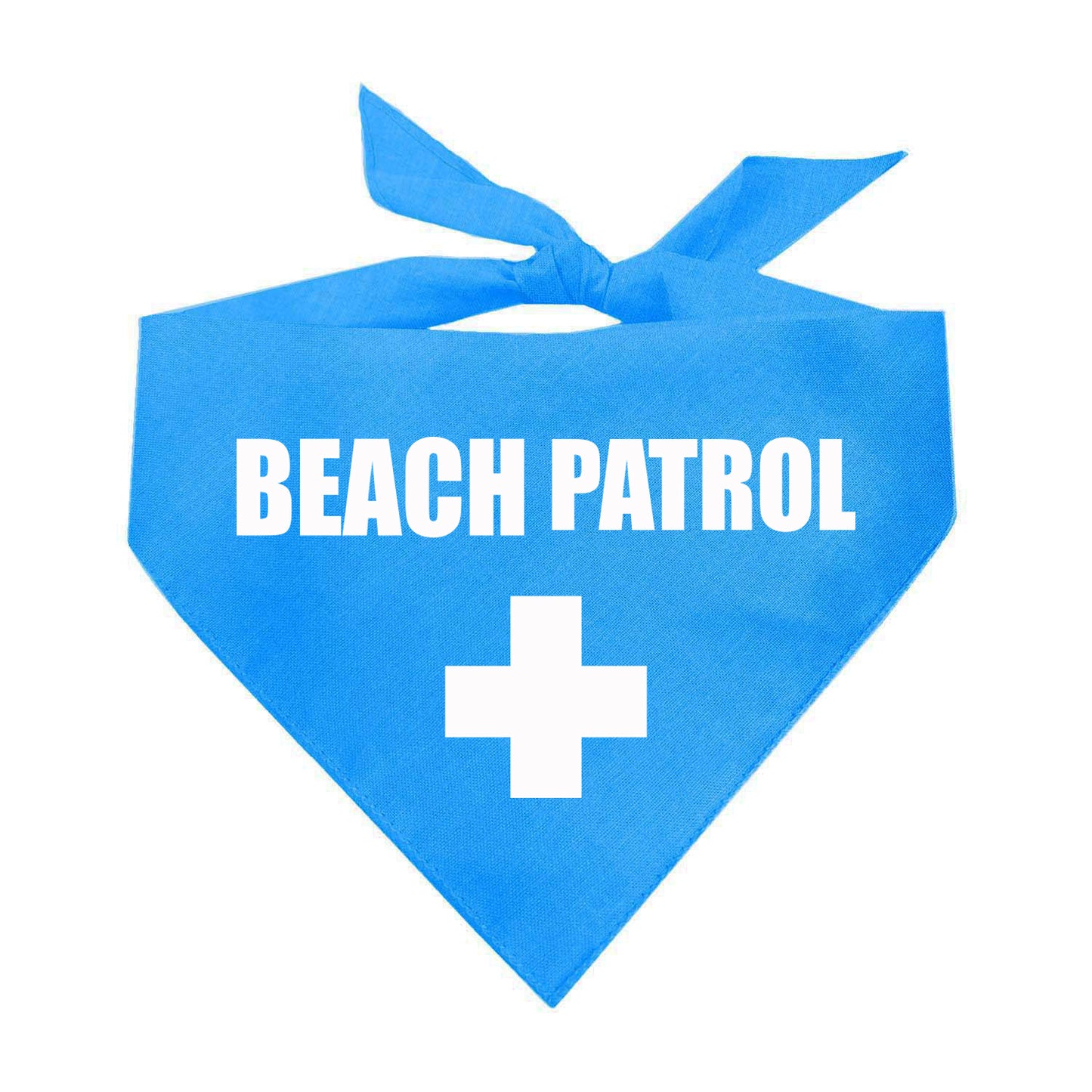 Beach Patrol Lifeguard Triangle Dog Bandana