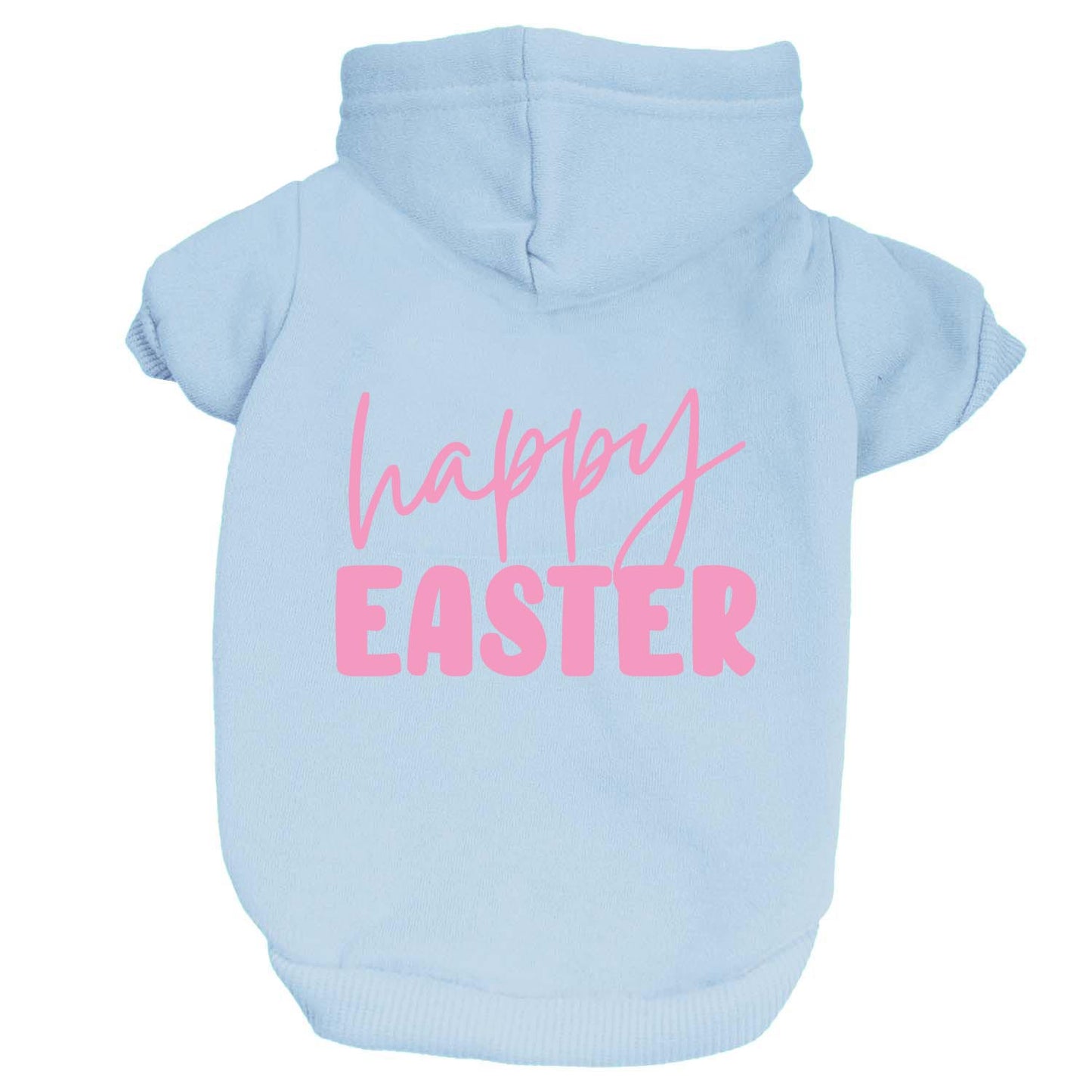 Happy Easter (Pink) Dog Hoodie