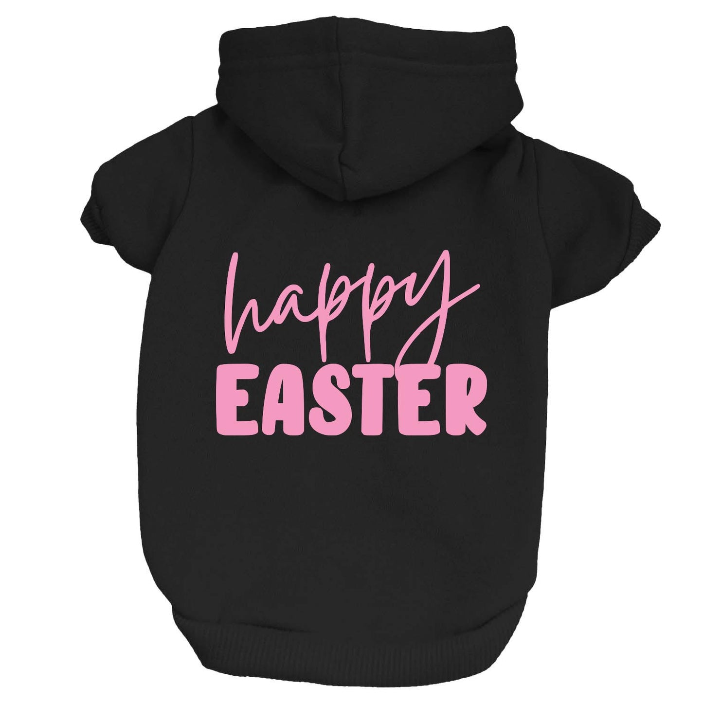 Happy Easter (Pink) Dog Hoodie