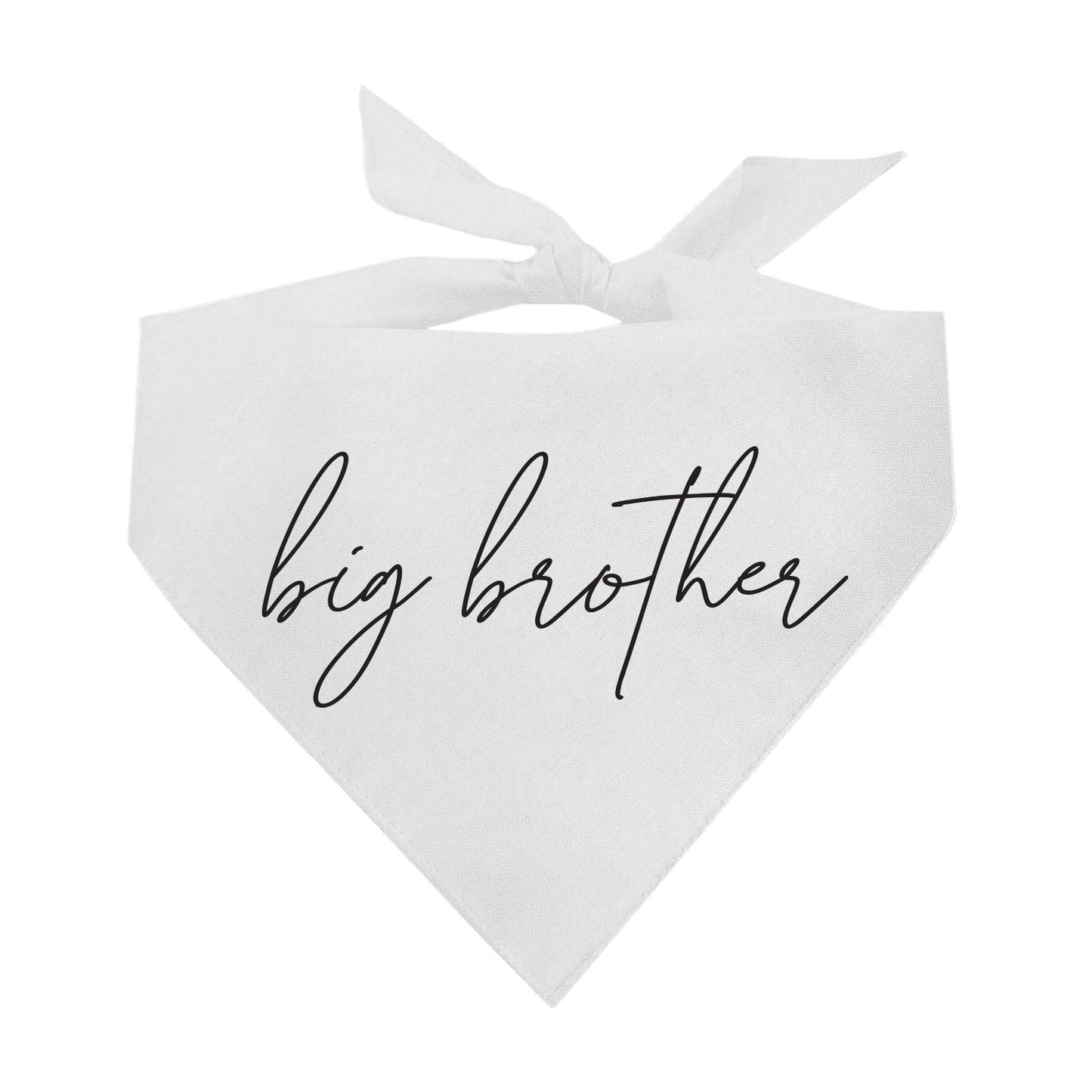 Big Brother Script Triangle Dog Bandana