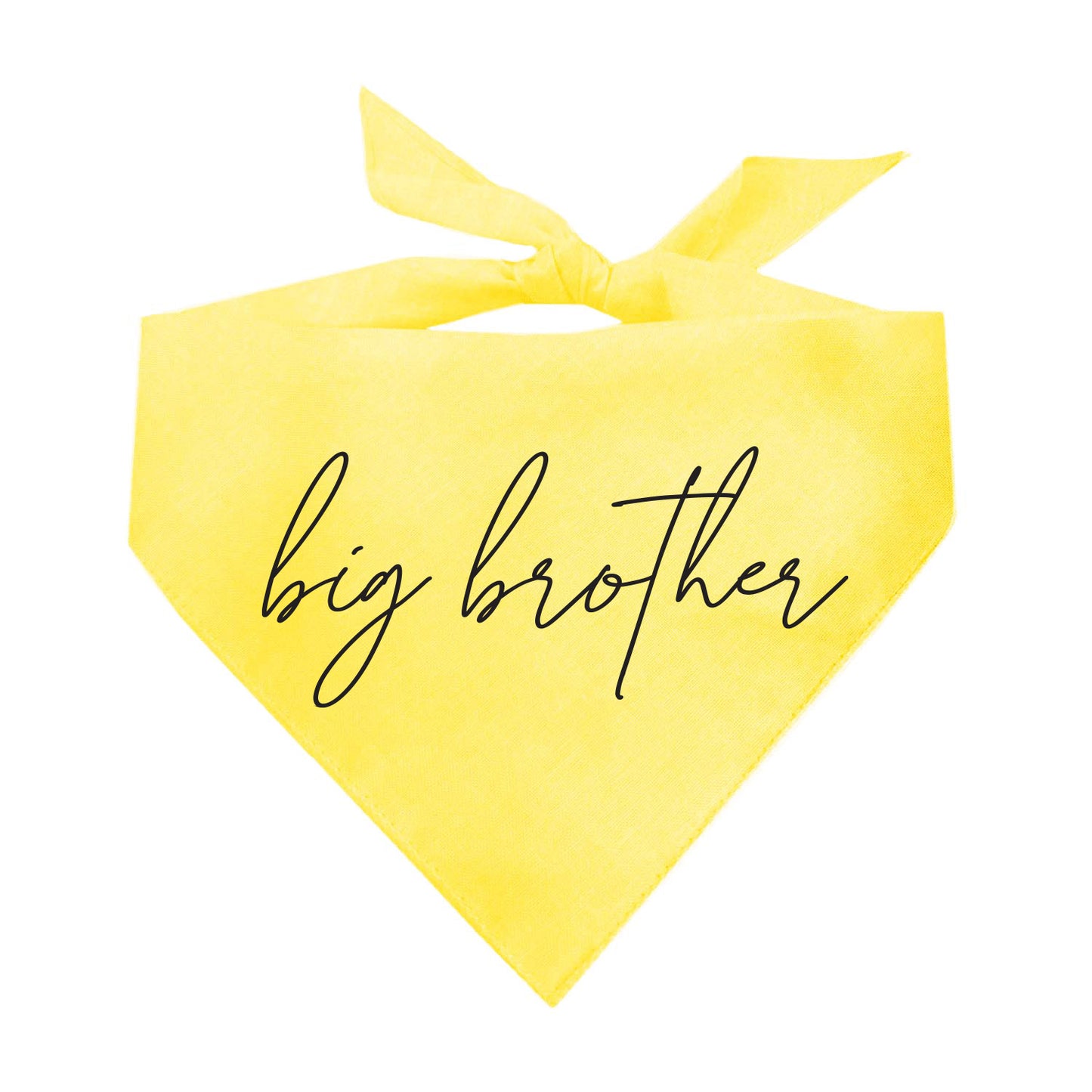 Big Brother Script Triangle Dog Bandana