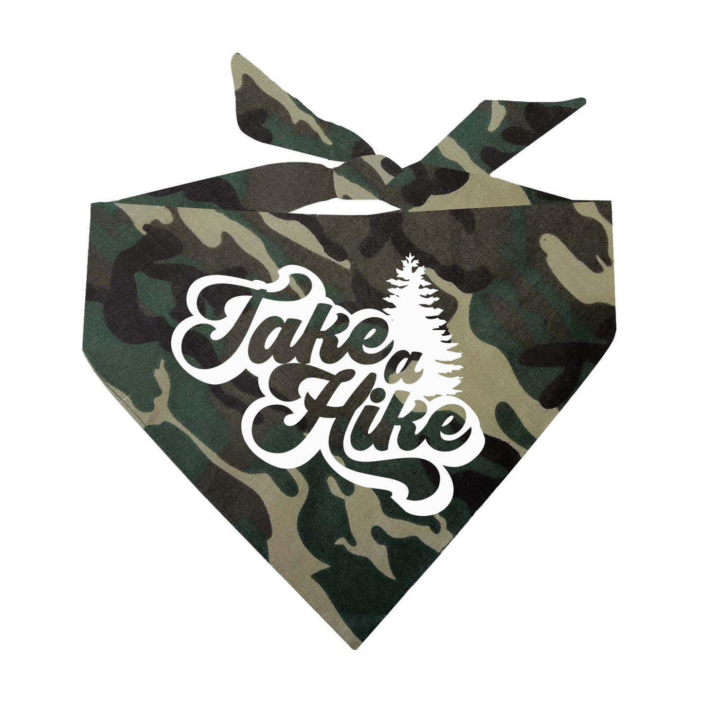Take A Hike Triangle Dog Bandana (Assorted Colors)