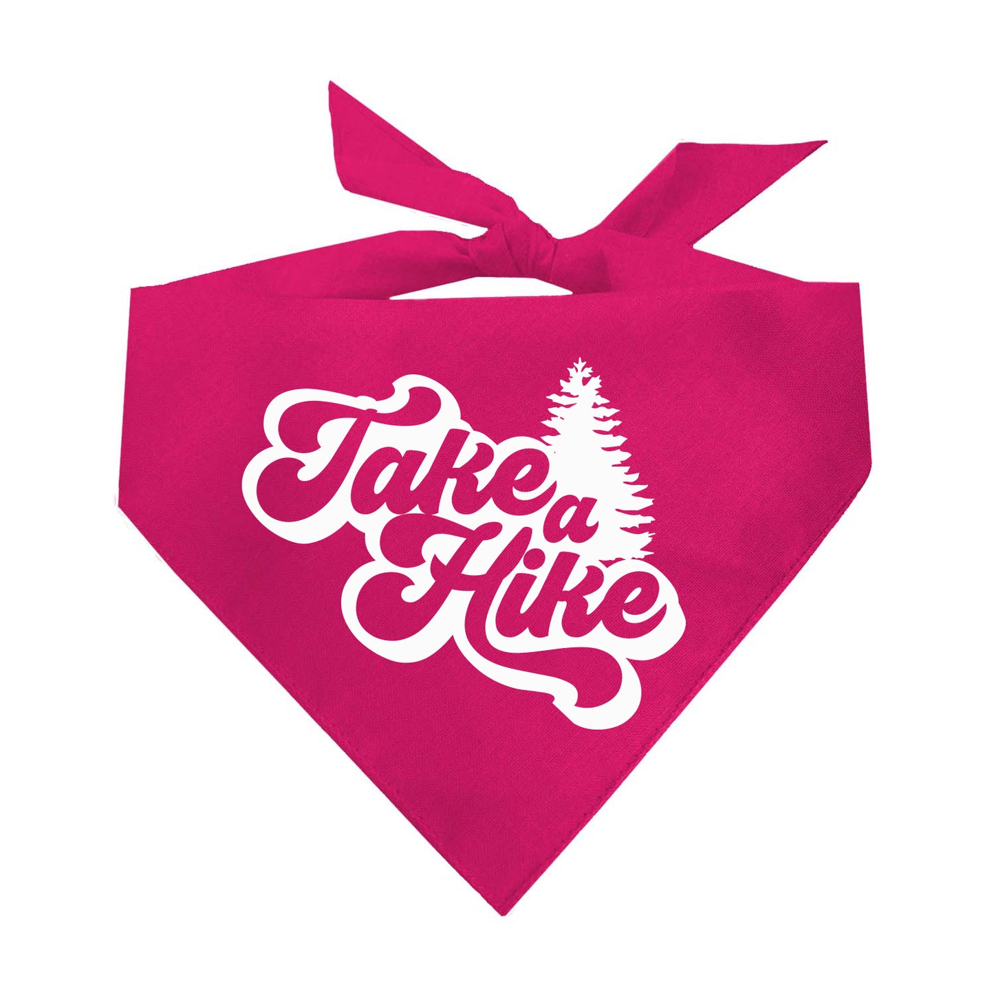 Take A Hike Triangle Dog Bandana (Assorted Colors)