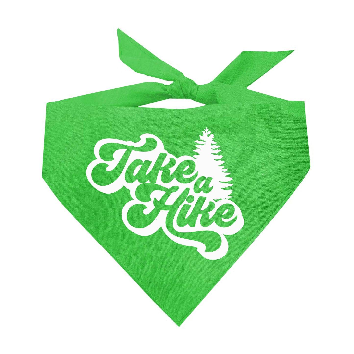 Take A Hike Triangle Dog Bandana (Assorted Colors)