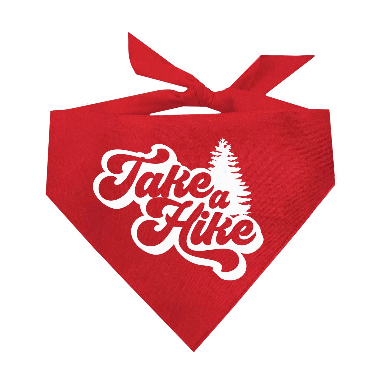 Take A Hike Triangle Dog Bandana (Assorted Colors)