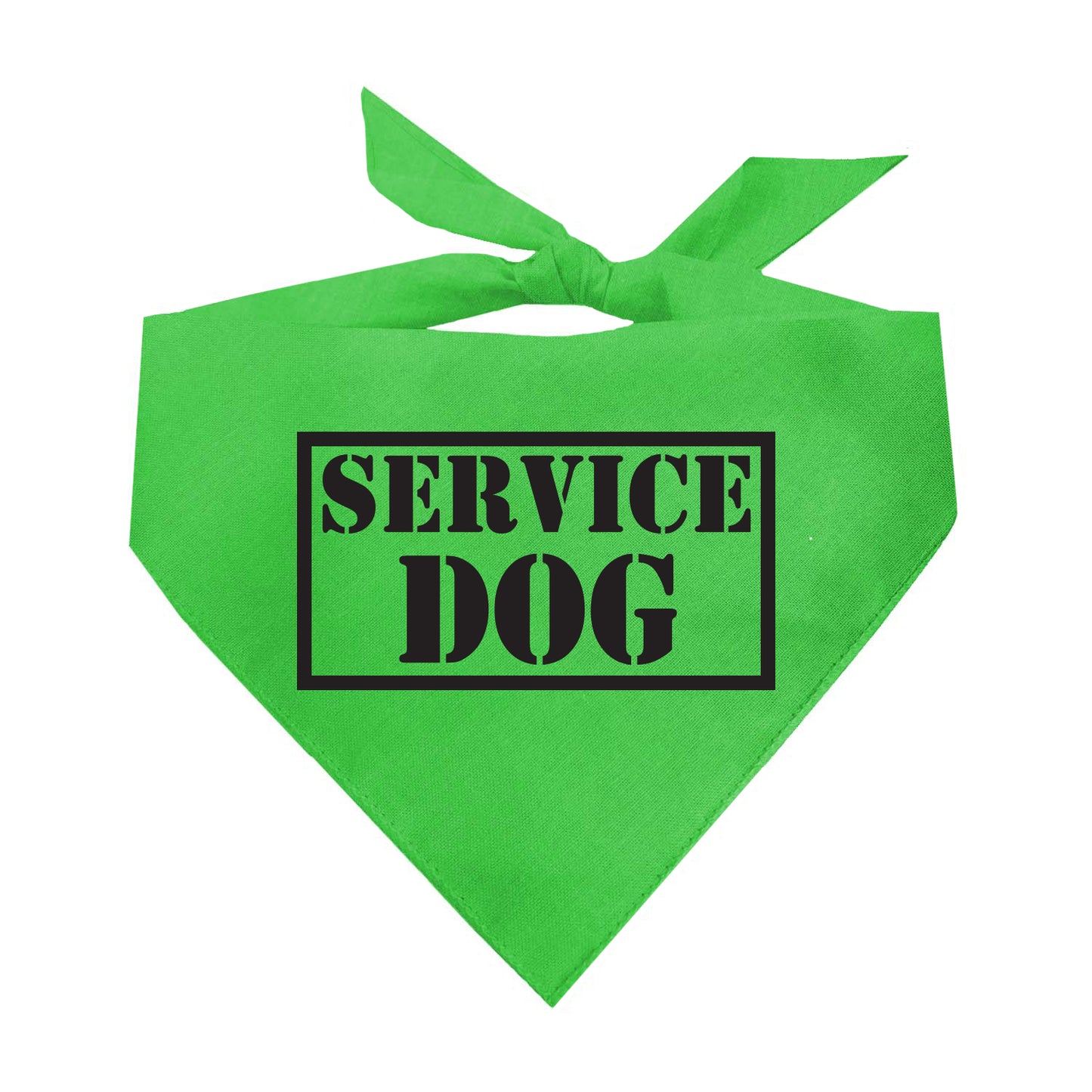 Service Dog Triangle Dog Bandana