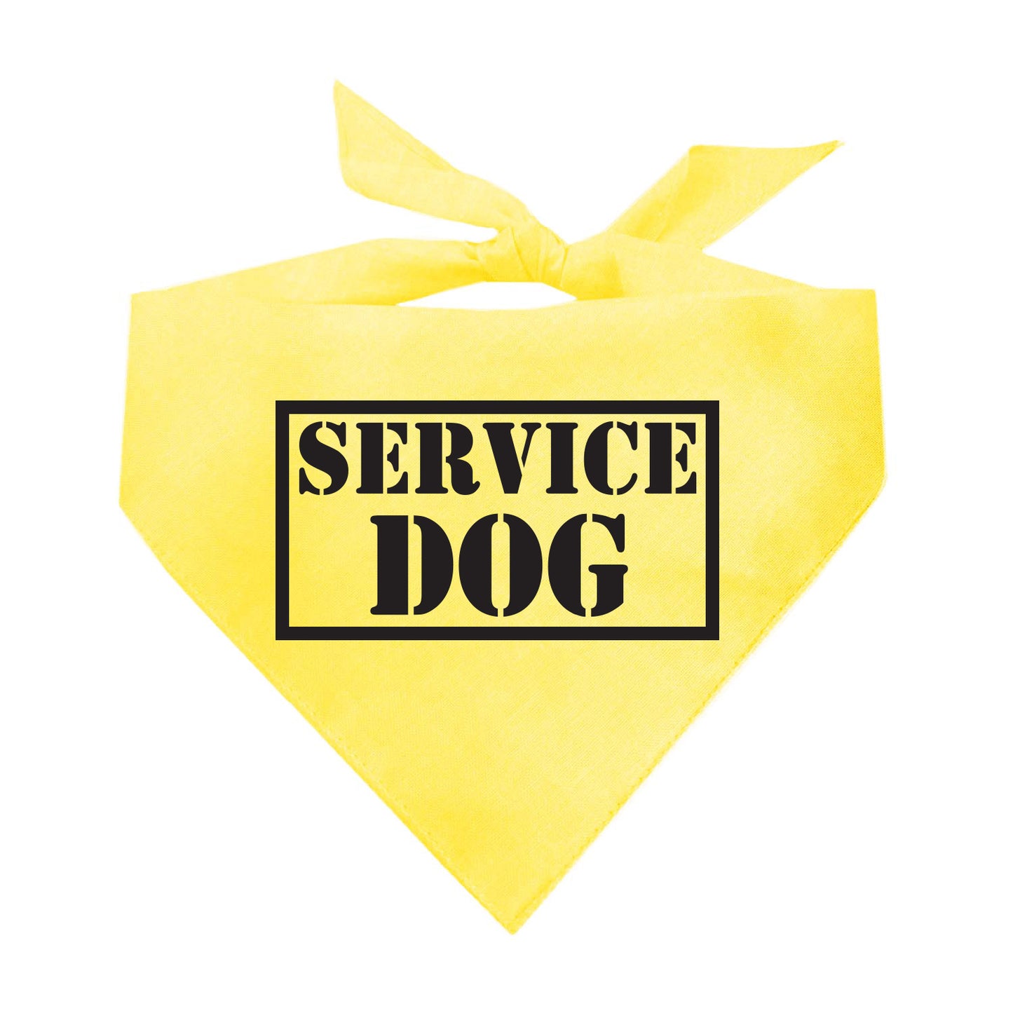 Service Dog Triangle Dog Bandana