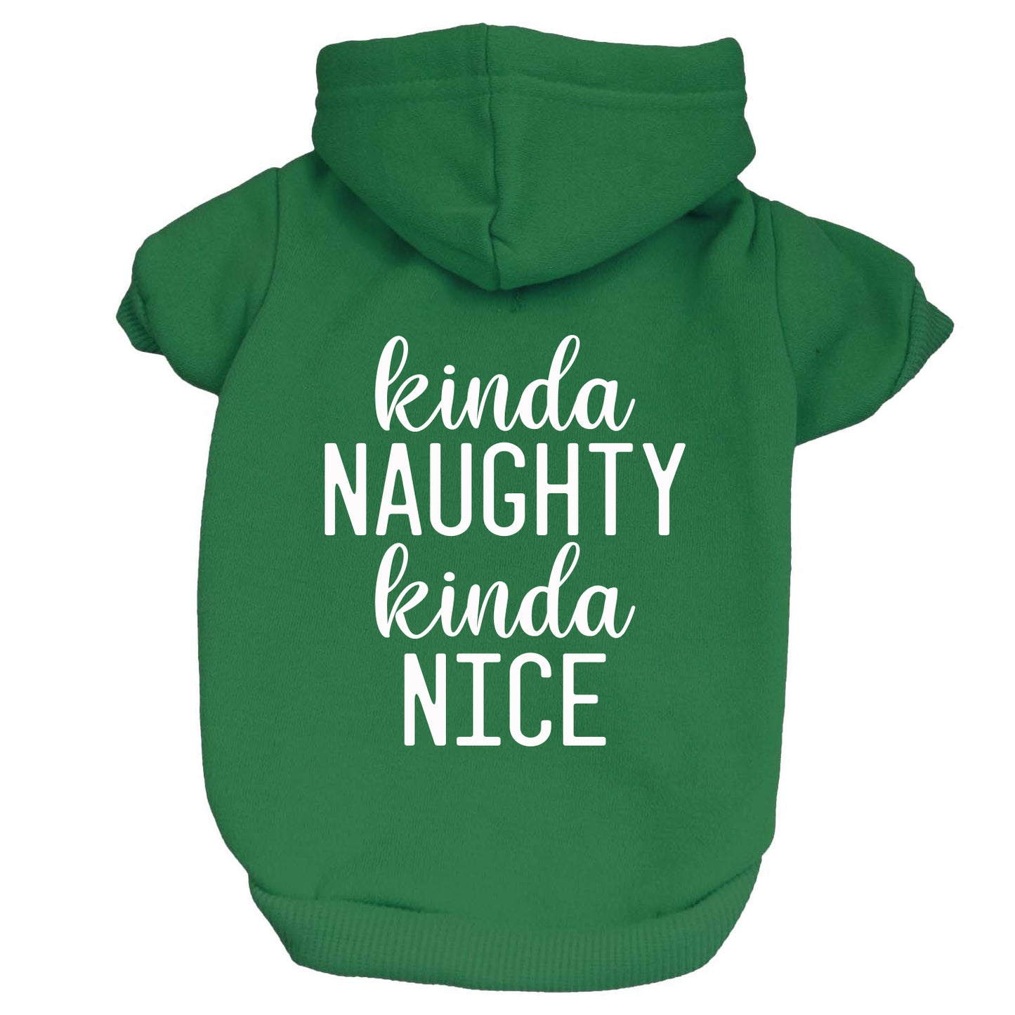 Kinda Naughty Kinda Nice Dog Hoodie