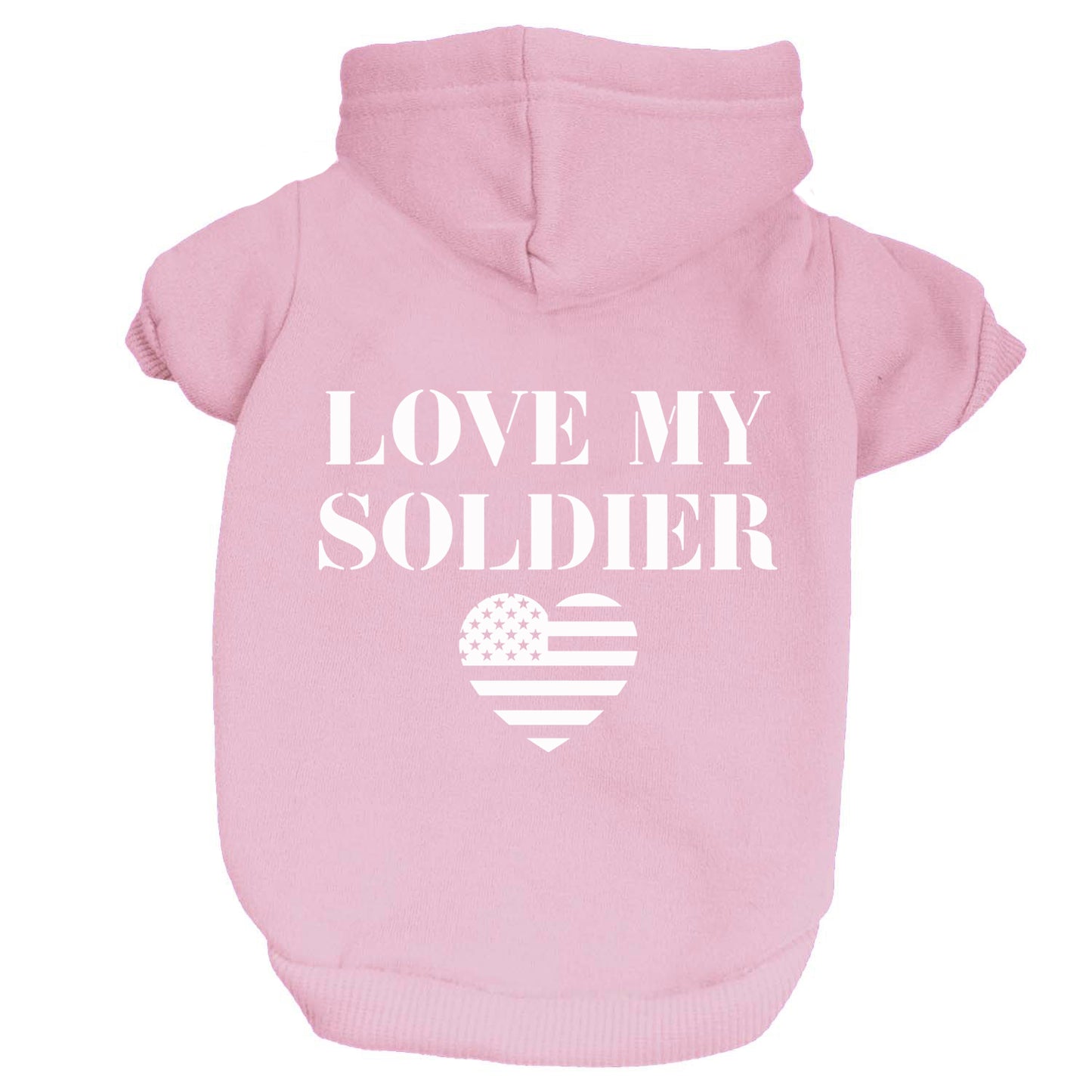 Love My Soldier Dog Hoodie
