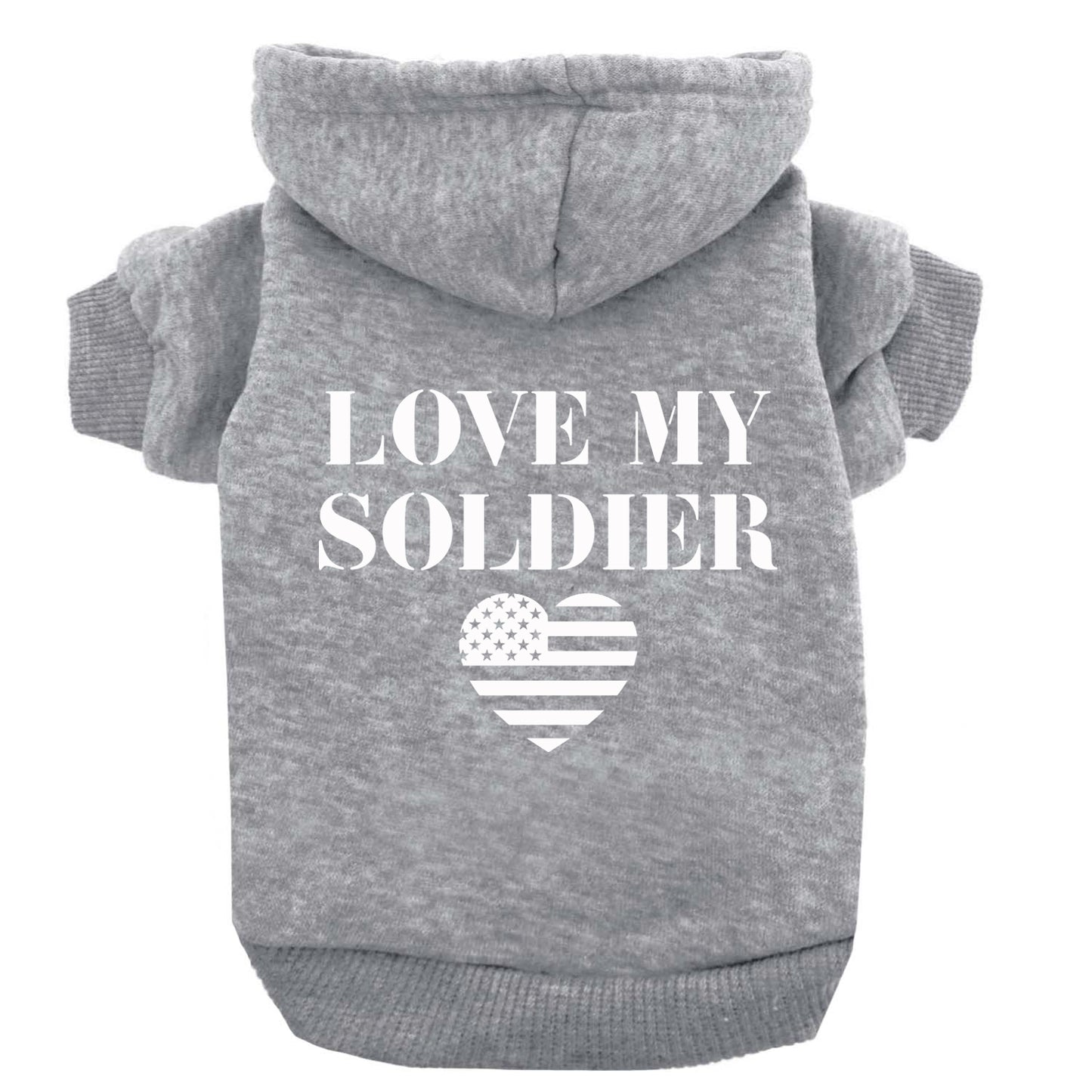 Love My Soldier Dog Hoodie