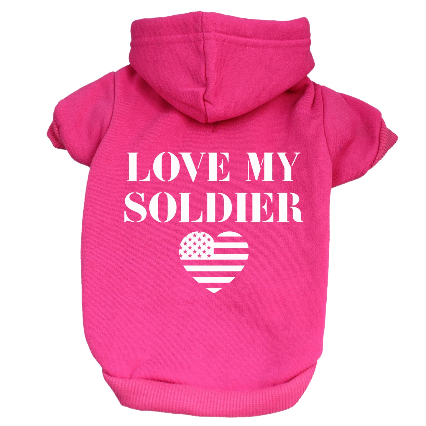 Love My Soldier Dog Hoodie