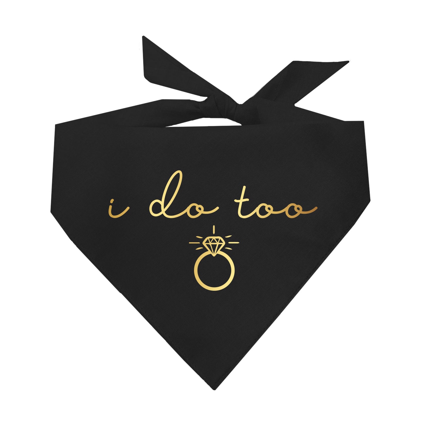I Do Too Metallic Dog Bandana