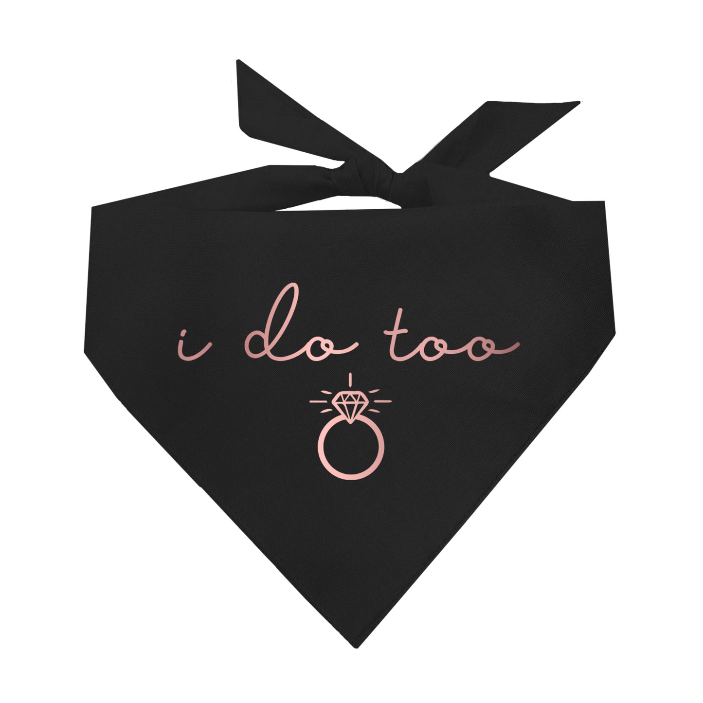 I Do Too Metallic Dog Bandana
