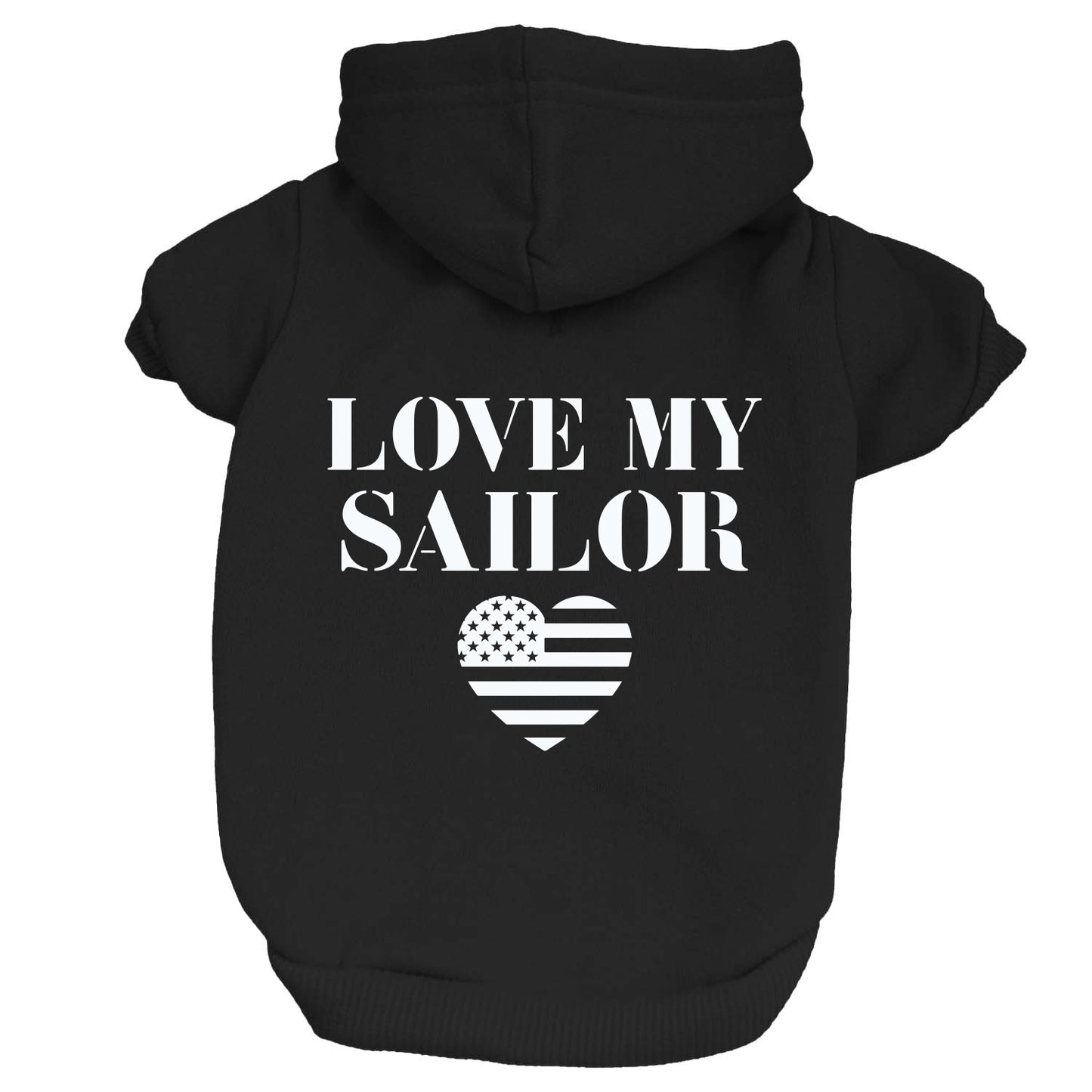 Love My Sailor Dog Hoodie