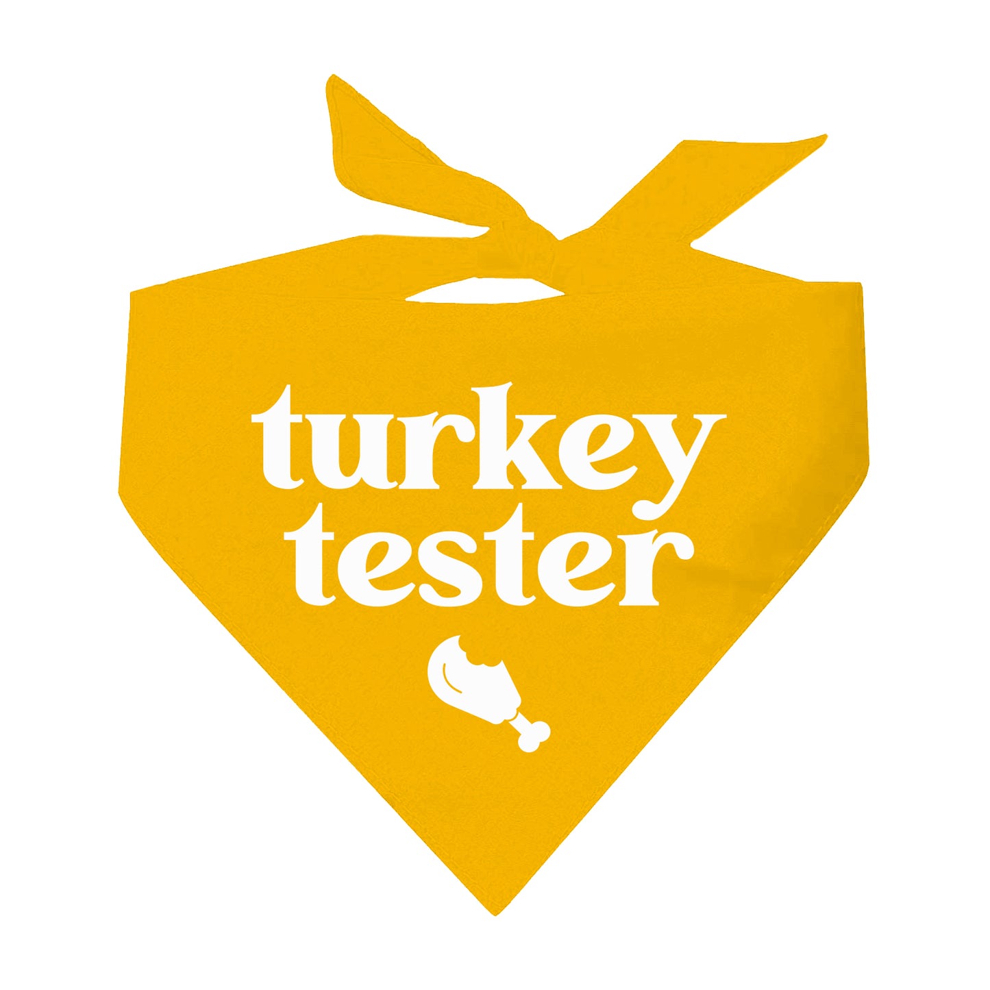 Turkey Tester Fall Triangle Dog Bandana (Assorted Fall Colors)