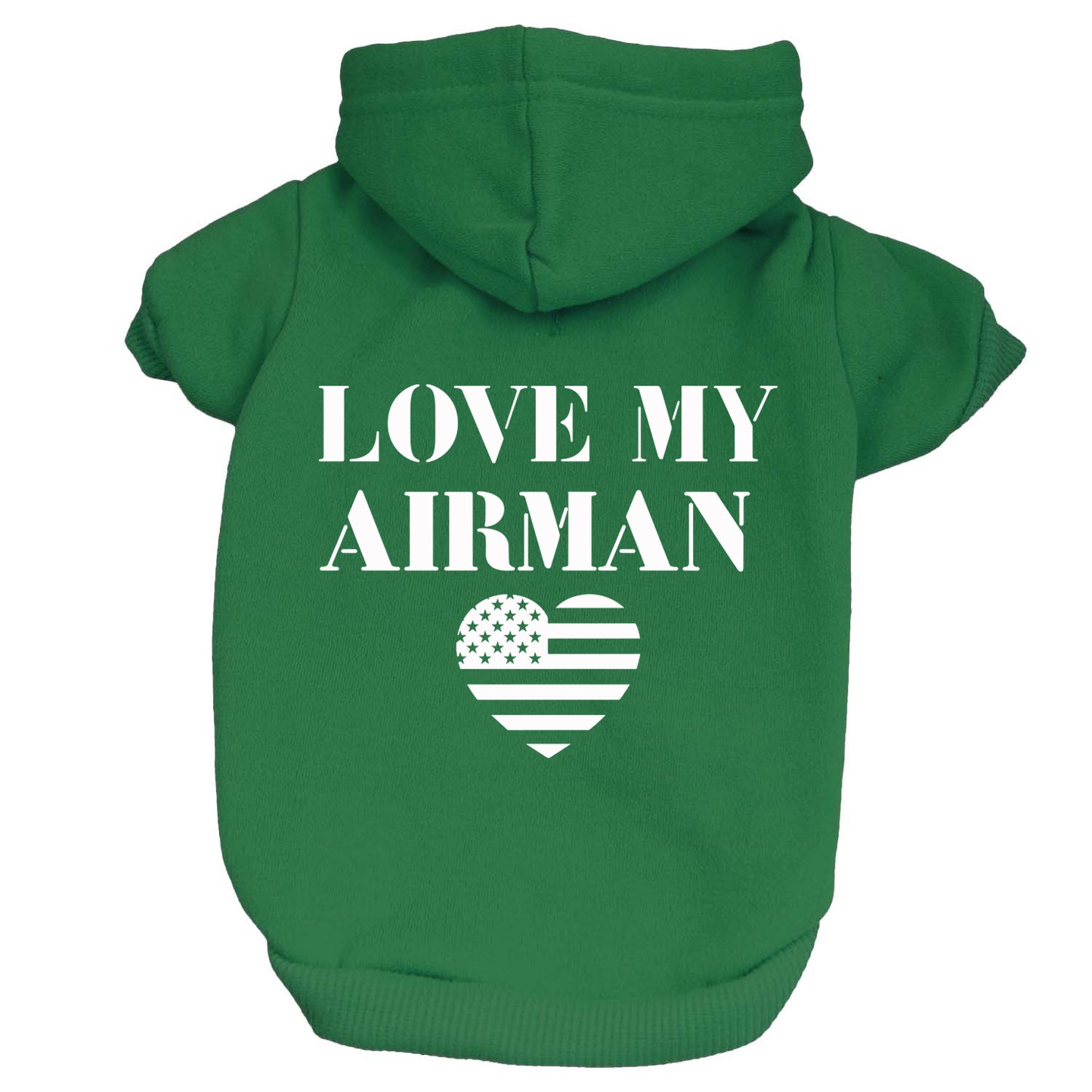 Love My Airman Dog Hoodie