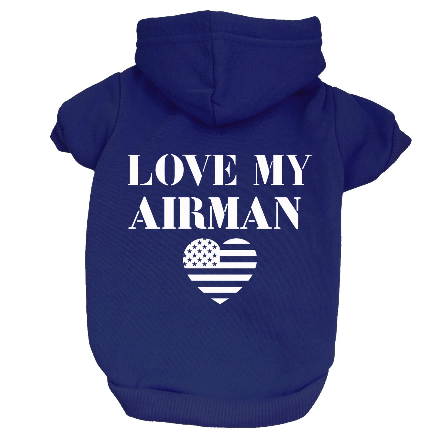 Love My Airman Dog Hoodie