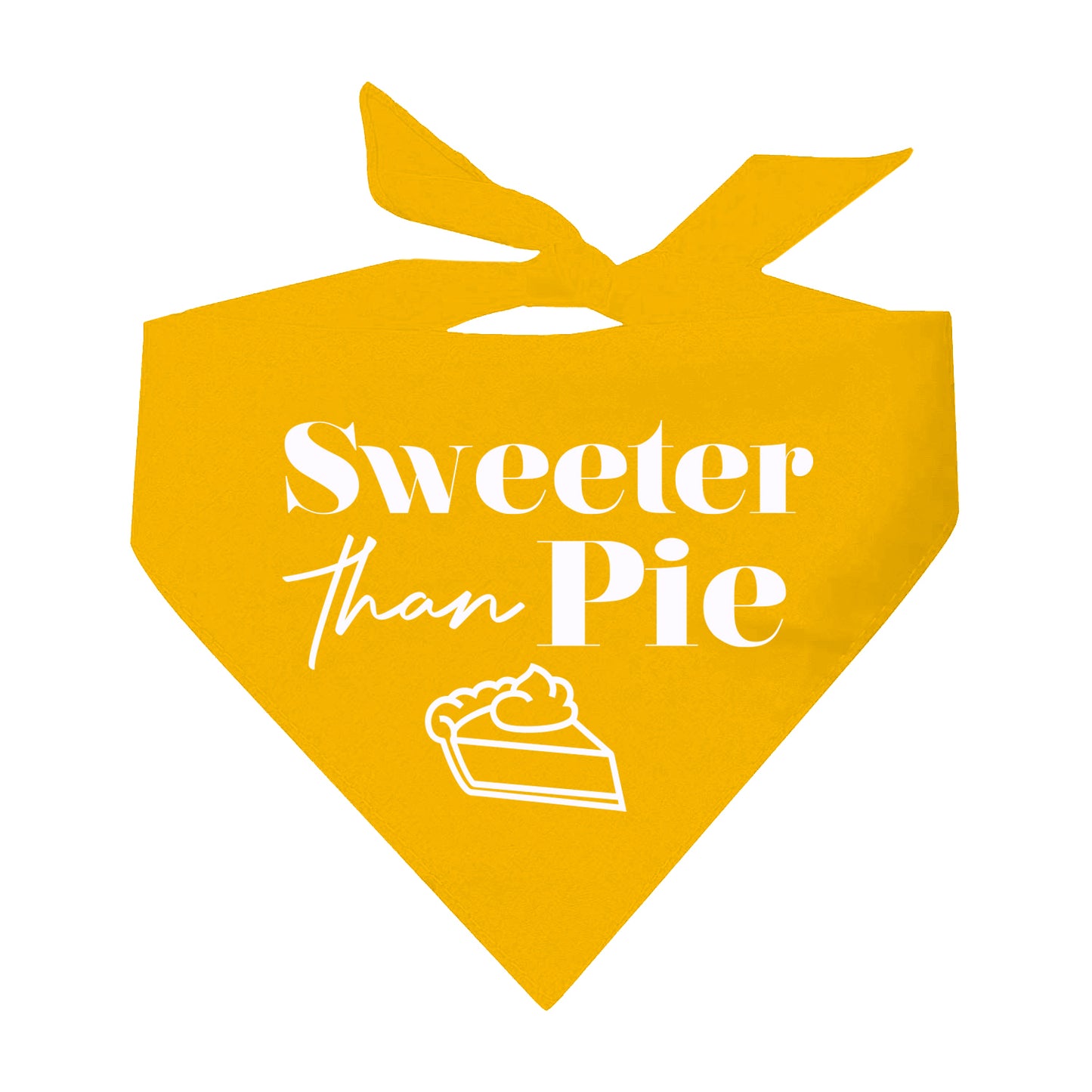 Sweeter Than Pie Fall Triangle Dog Bandana (Assorted Fall Colors)