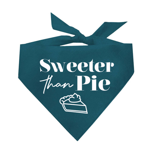 Sweeter Than Pie Fall Triangle Dog Bandana (Assorted Fall Colors)