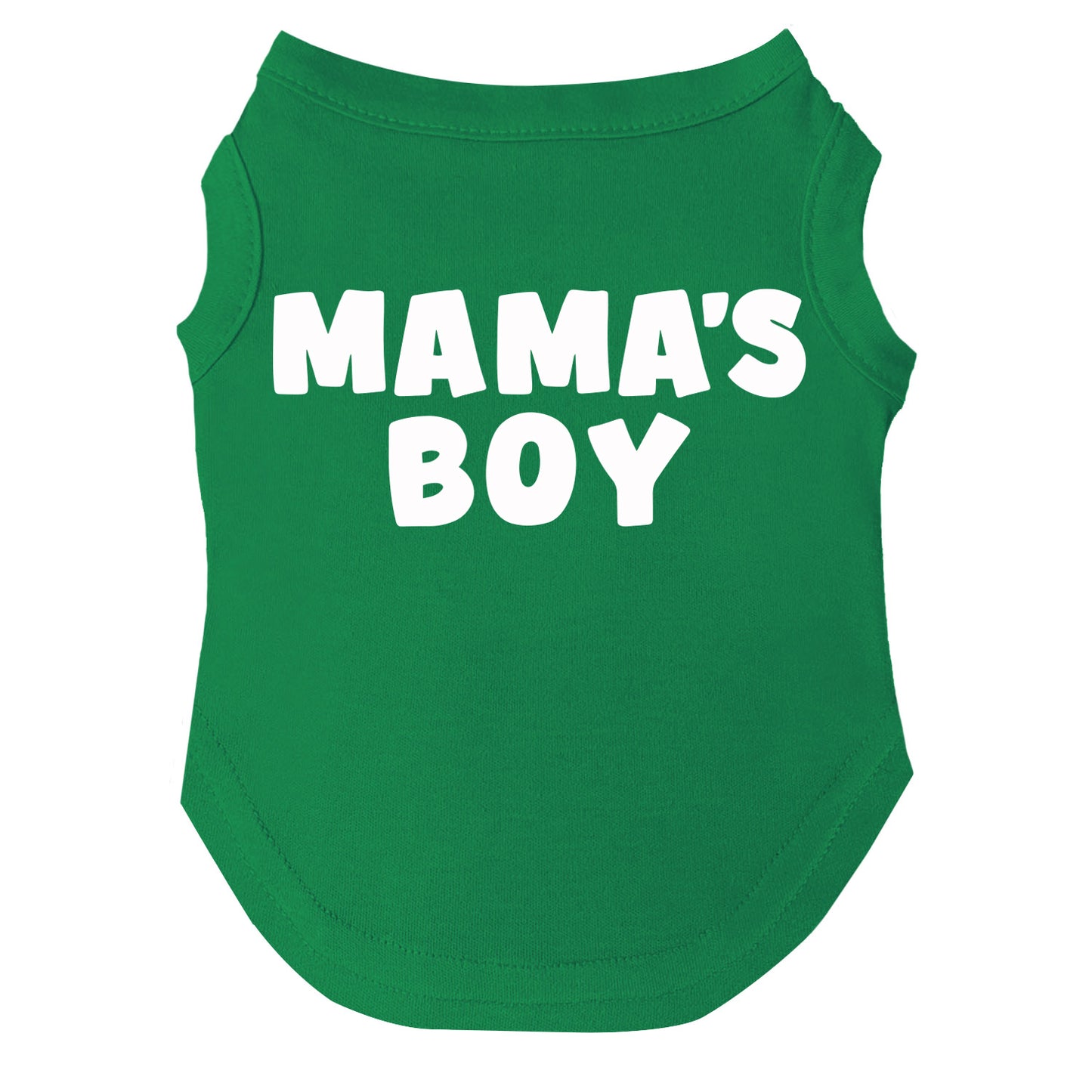 Mama’s Boy Dog Tee | Soft Cotton Blend | Made in USA | Cute & Funny Pet Outfit