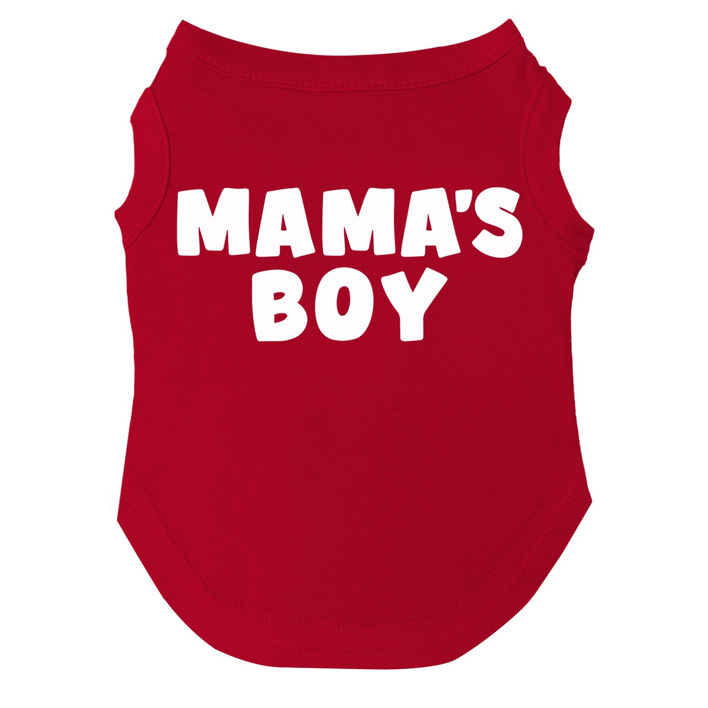 Mama’s Boy Dog Tee | Soft Cotton Blend | Made in USA | Cute & Funny Pet Outfit