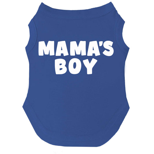 Mama’s Boy Dog Tee | Soft Cotton Blend | Made in USA | Cute & Funny Pet Outfit