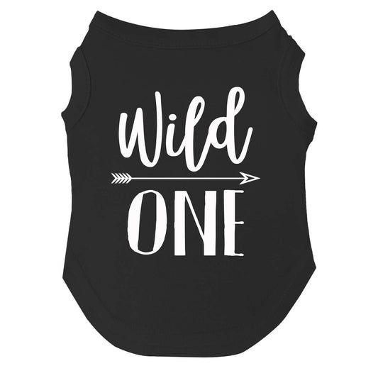 Wild One Dog Tee | Soft Cotton Blend | Made in USA | Fun & Playful Pet Outfit