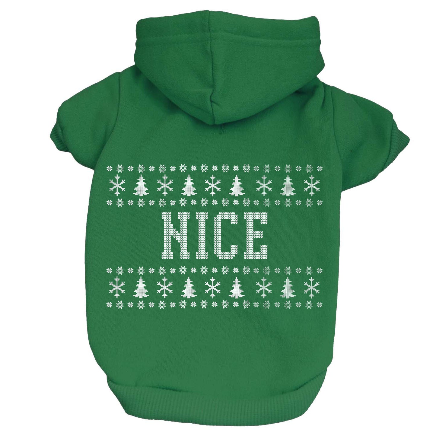 Nice Ugly Sweater Dog Hoodie