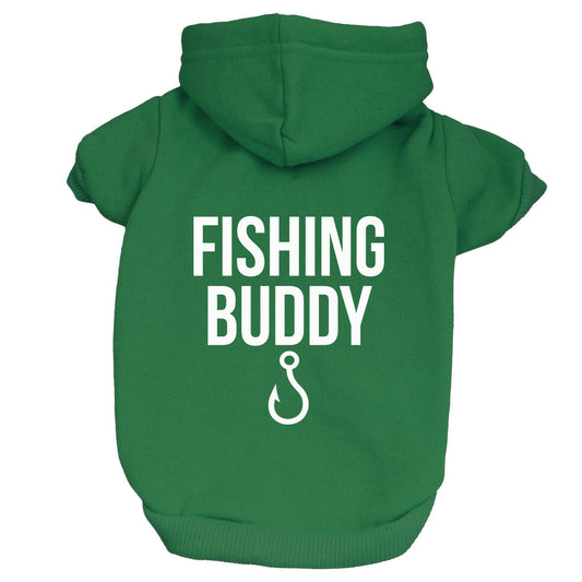 Fishing Buddy Dog Hoodie