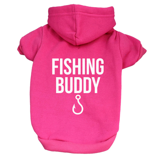 Fishing Buddy Dog Hoodie