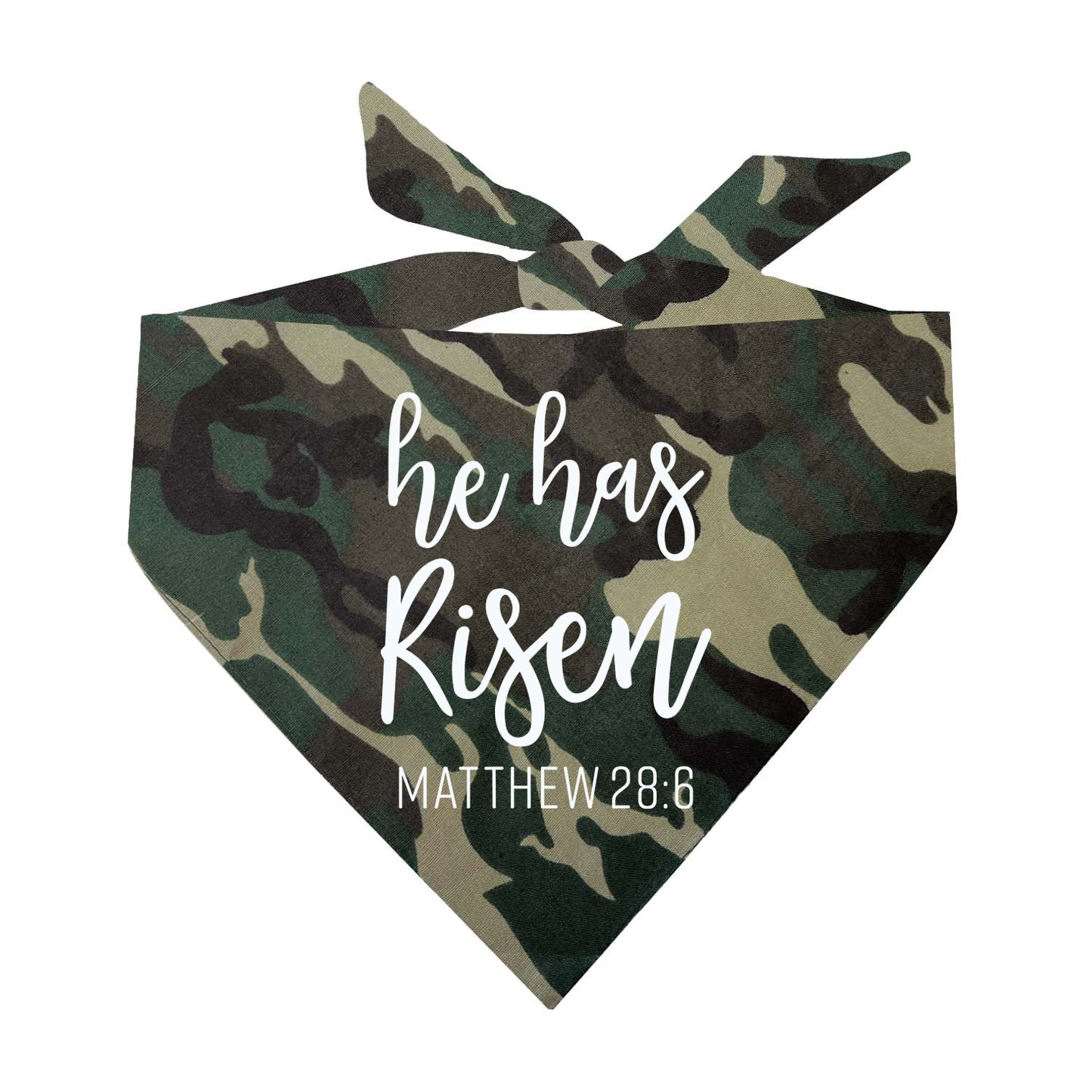 He Has Risen Triangle Dog Bandana