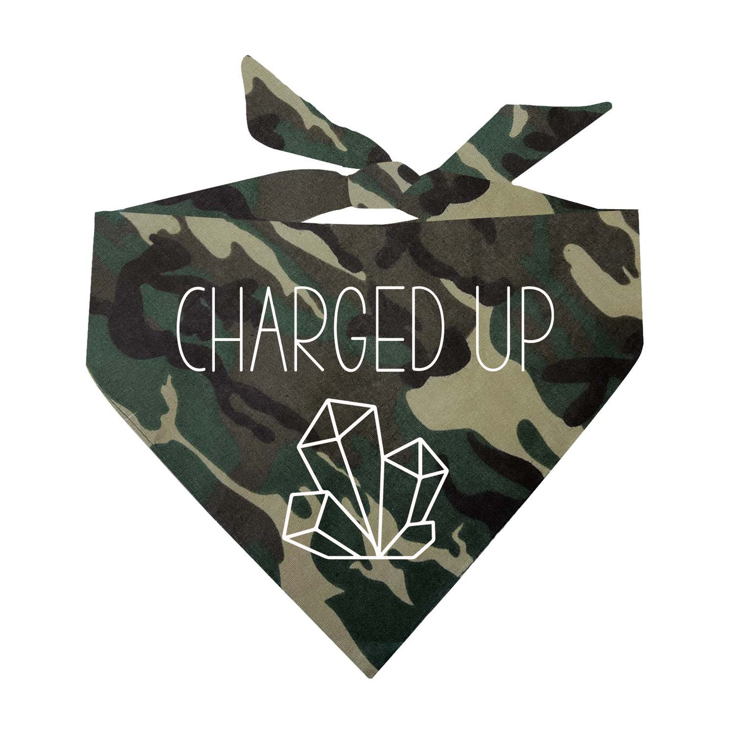 Charged Up Triangle Dog Bandana