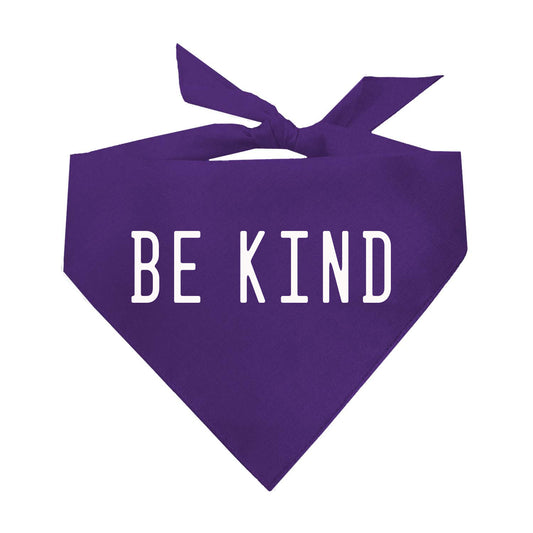 Be Kind Triangle Dog Bandana