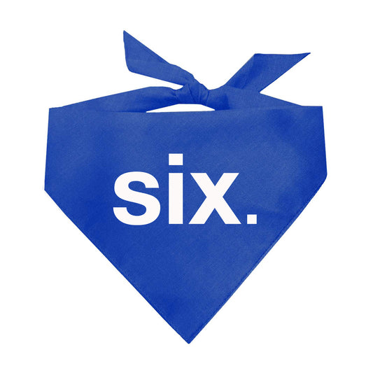 Six Triangle Dog Bandana