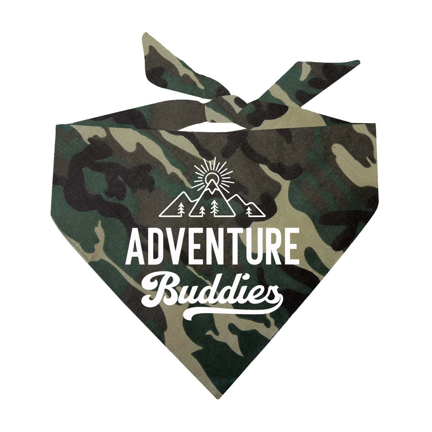 Adventure Buddies Triangle Dog Bandana
