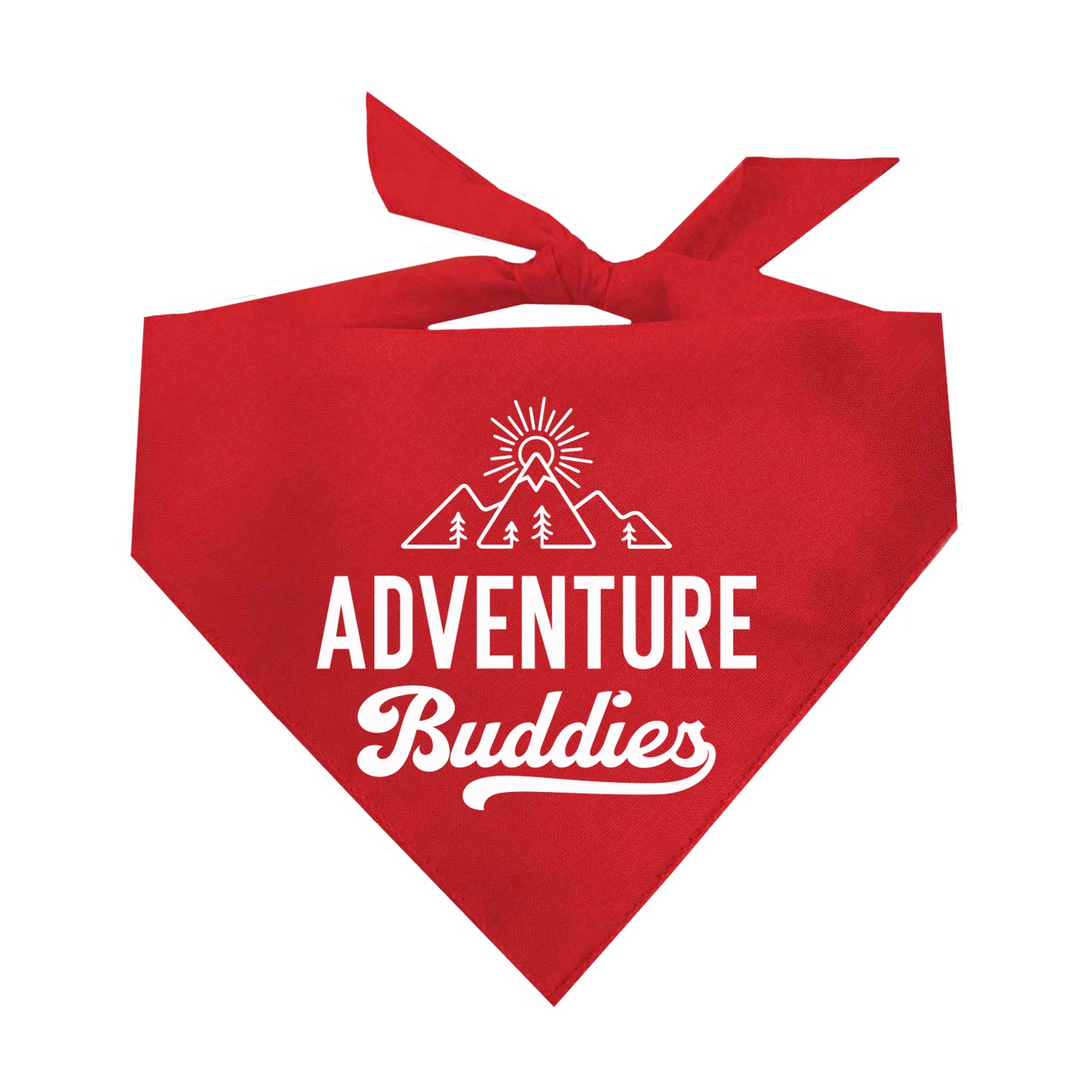 Adventure Buddies Triangle Dog Bandana