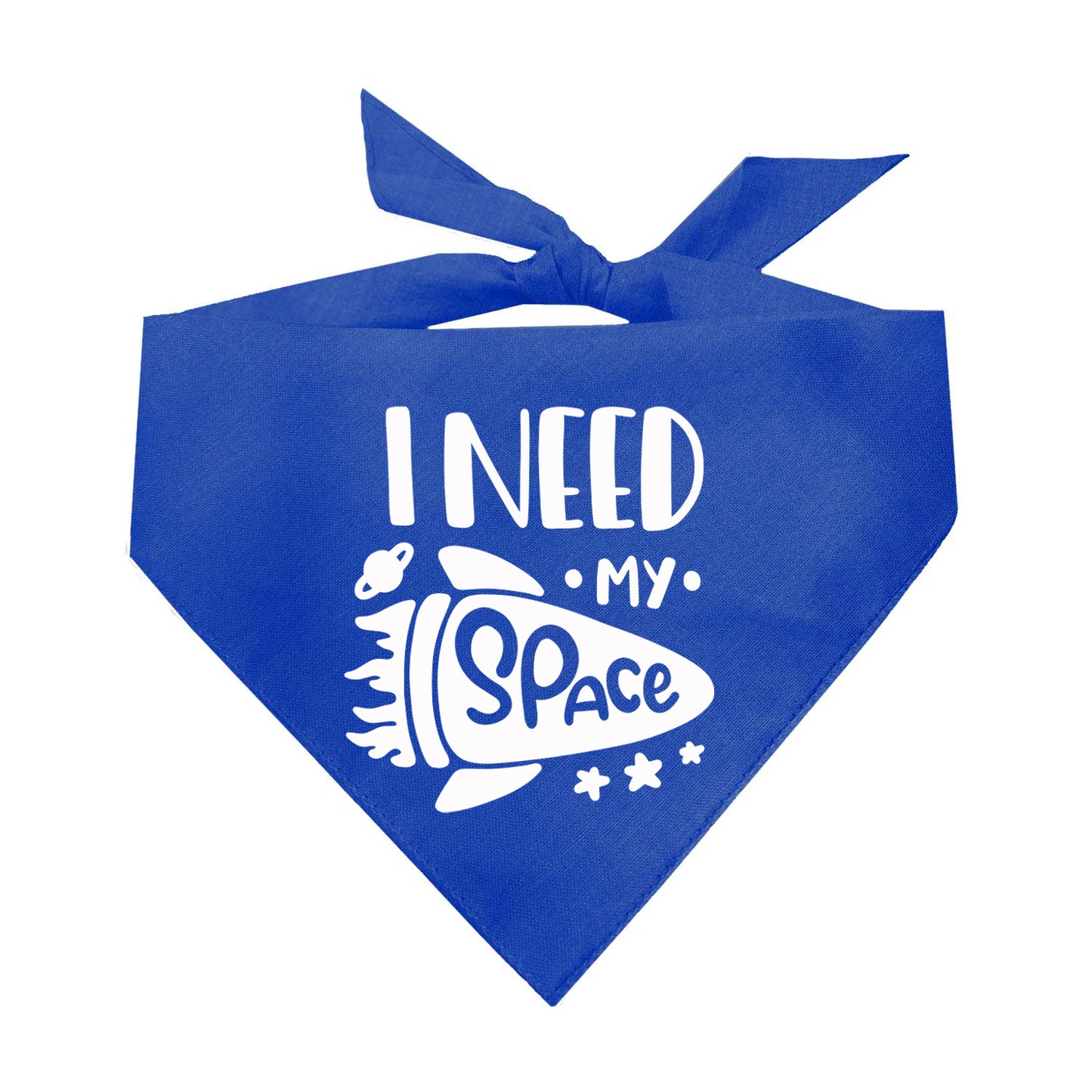 I Need My Space Triangle Dog Bandana