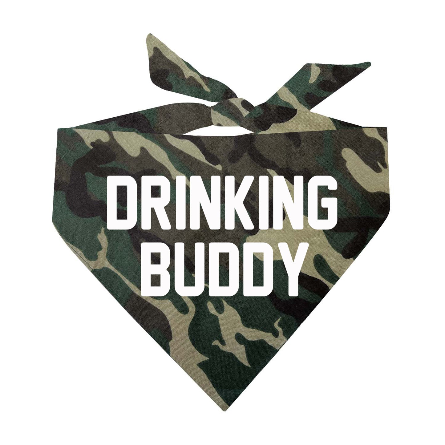 Drinking Buddy Triangle Dog Bandana