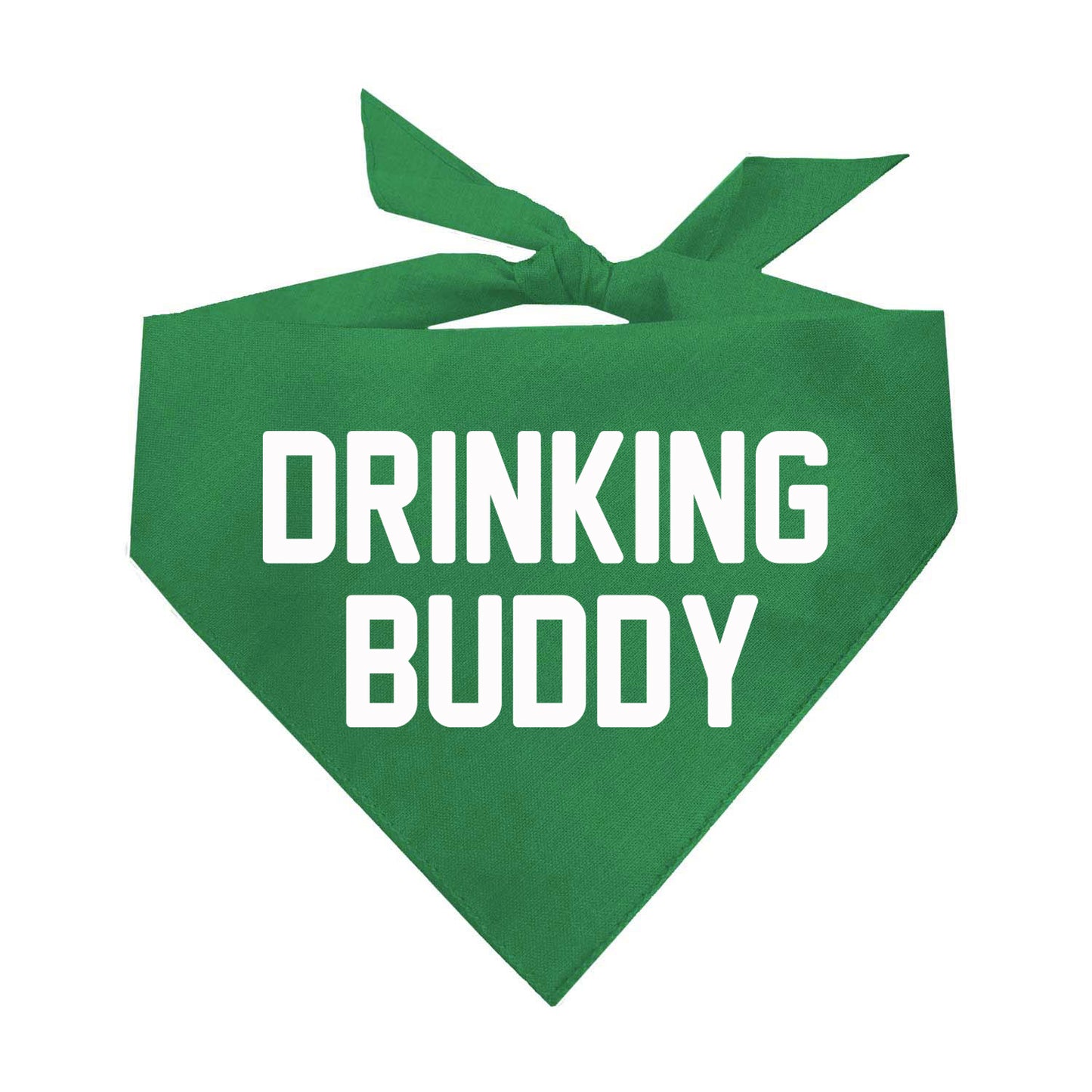 Drinking Buddy Triangle Dog Bandana