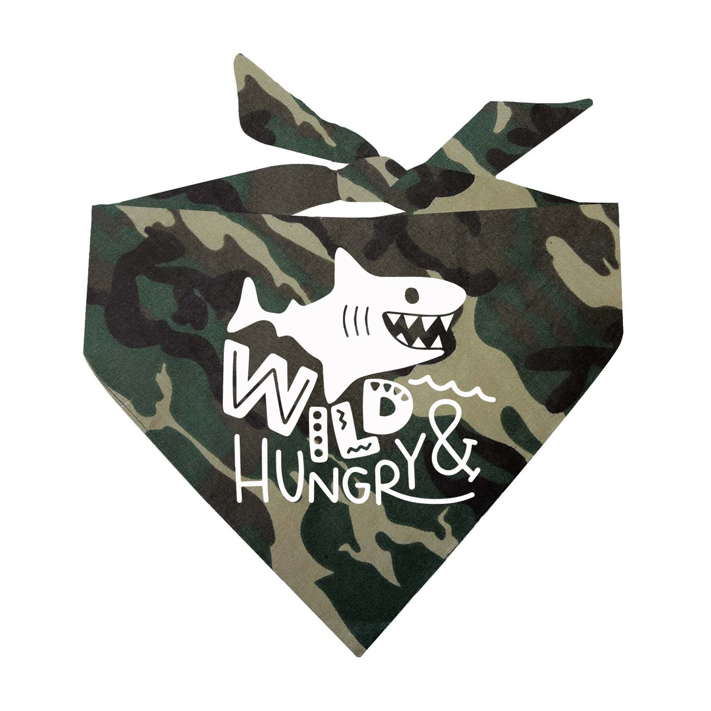Wild & Hungry Triangle Dog Bandana
