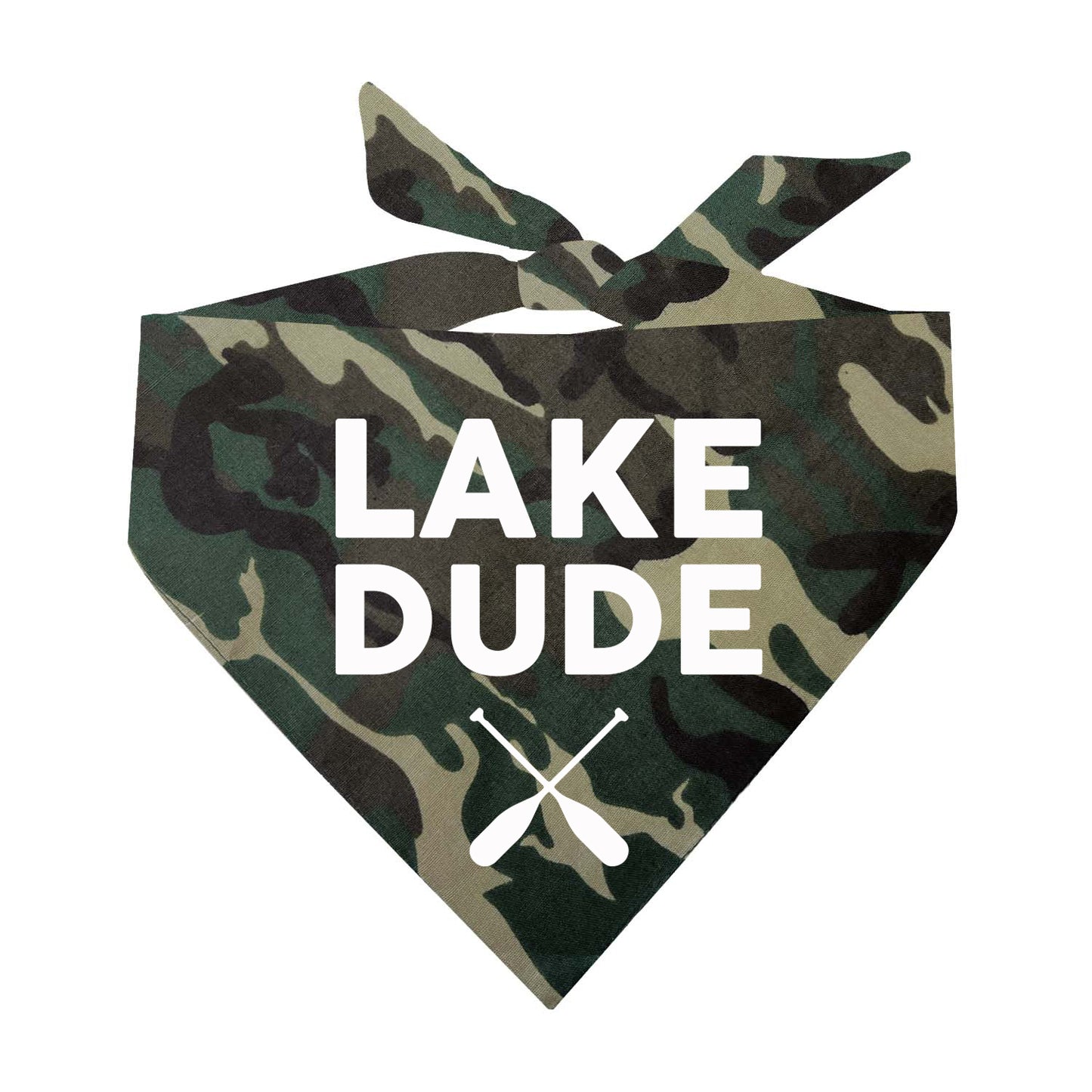 Lake Dude Triangle Dog Bandana