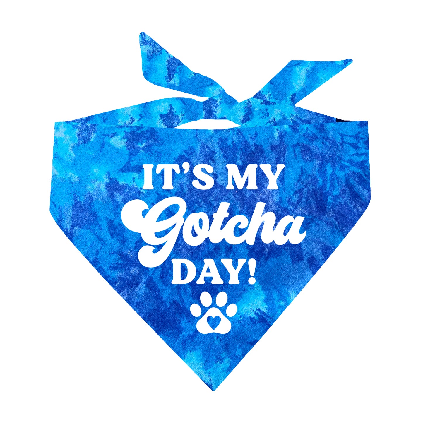 It’s My Gotcha Day – Dog Bandana | Adoption Anniversary Accessory | Soft Cotton Triangle | Perfect for Rescue Dogs
