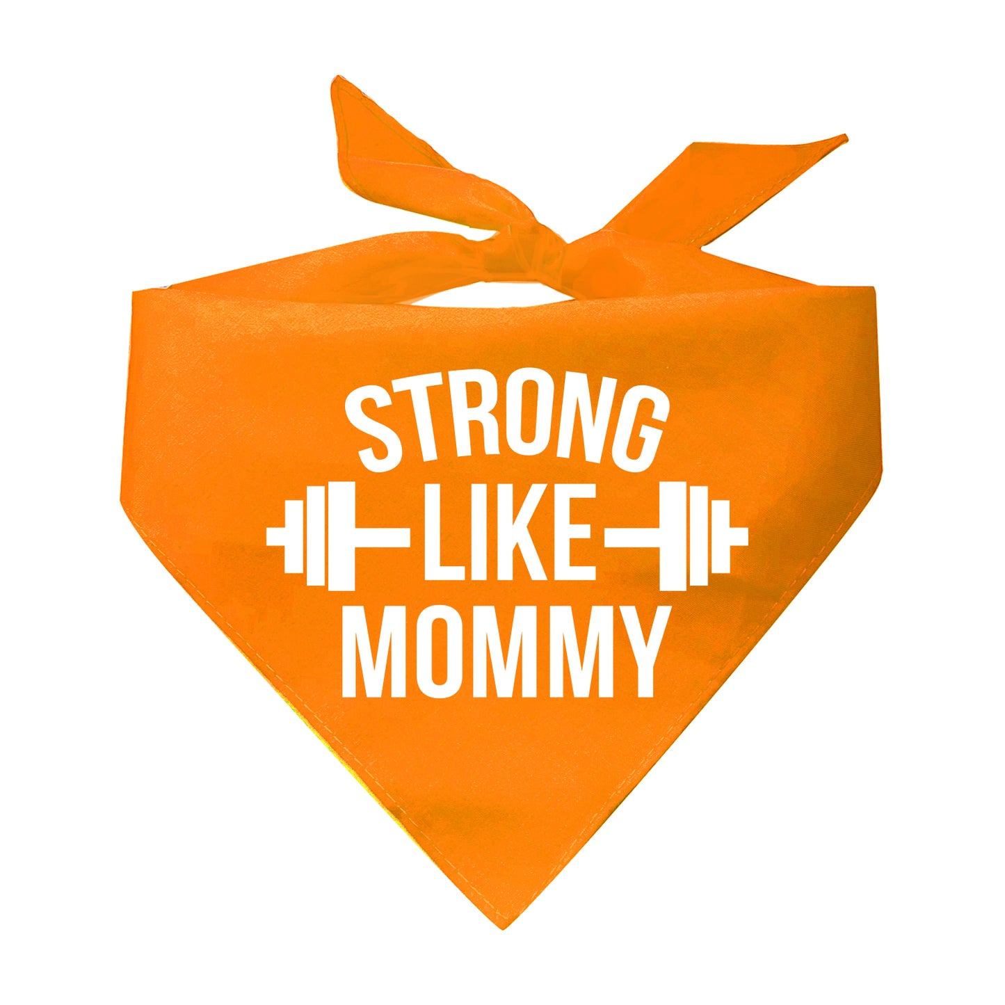 Strong Like Mommy Triangle Dog Bandana